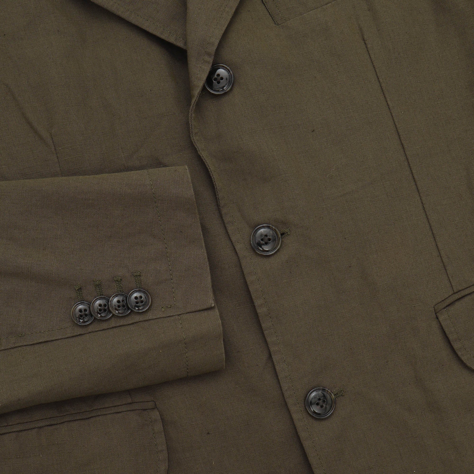Linen Cotton Kennedy Jacket - Image 4