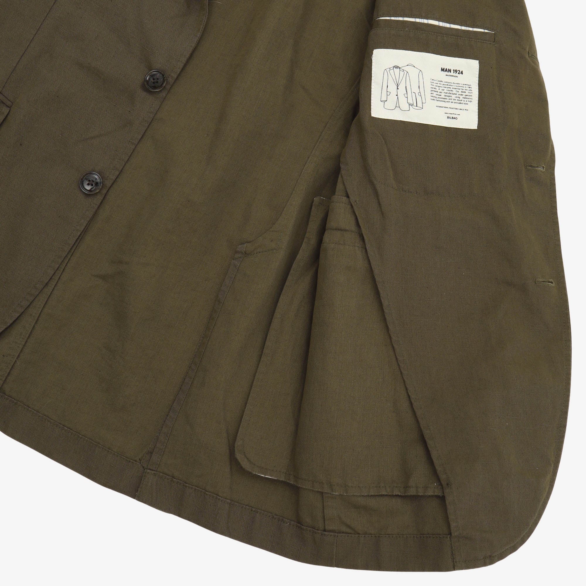 Linen Cotton Kennedy Jacket - Image 5