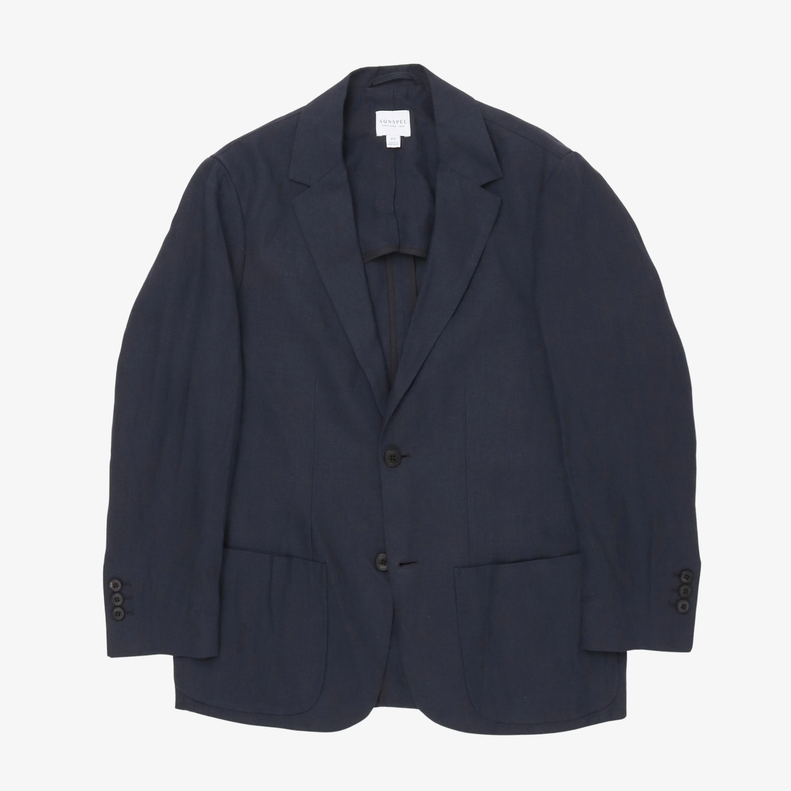 Linen Unstructured Blazer