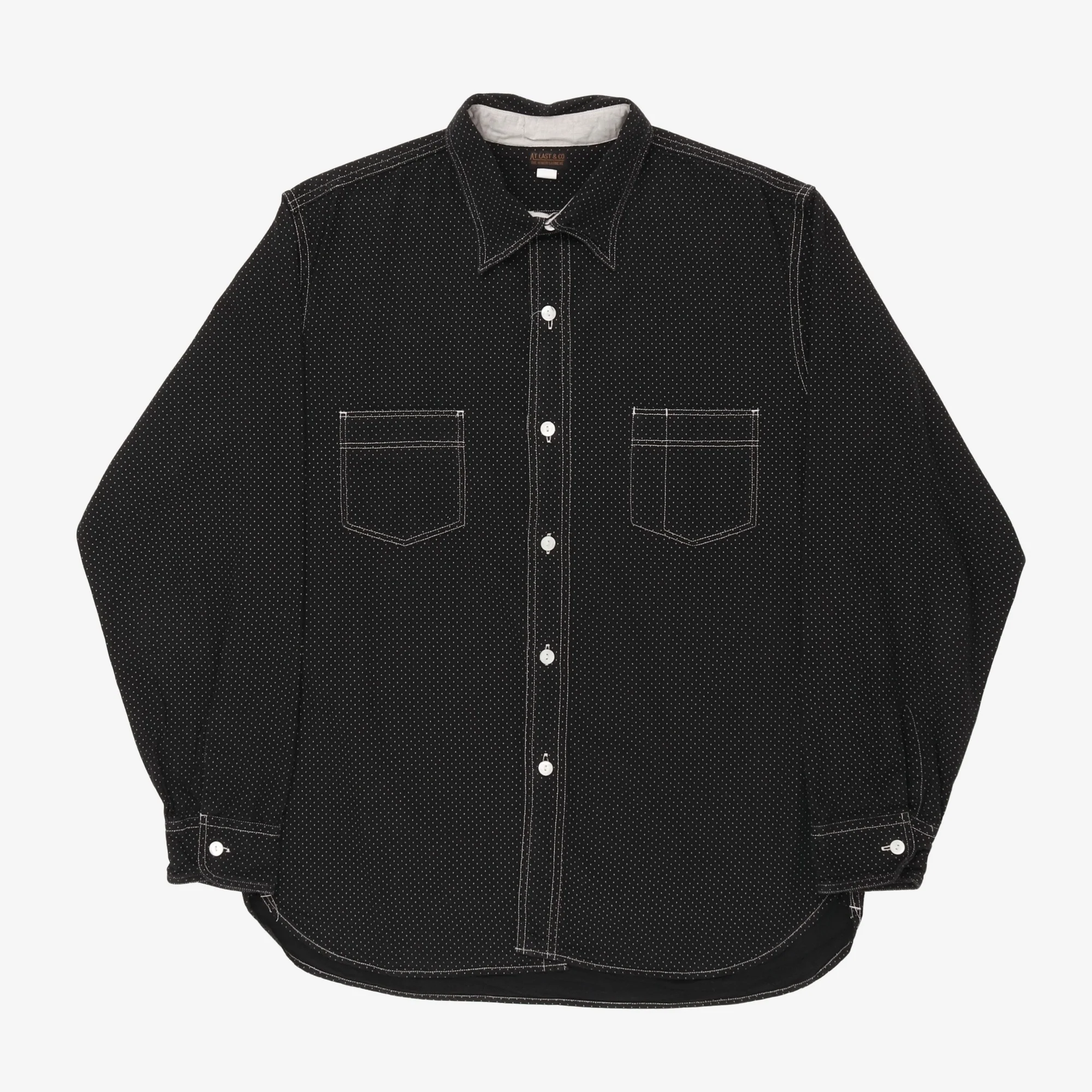 Lot 372 Polka Dot Chambray Shirt