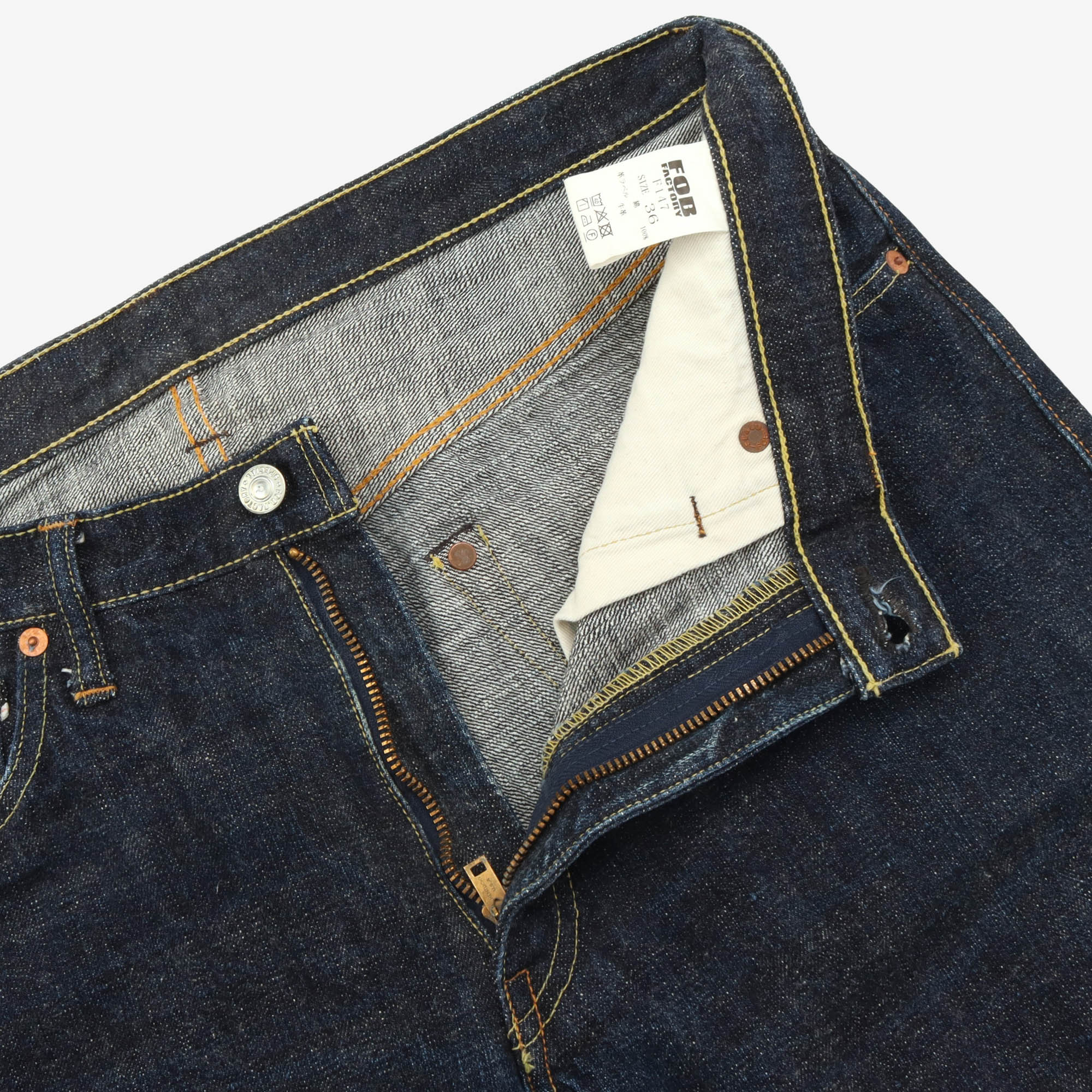 Lot F147 Selvedge Denim (34W X 31L) - Image 4