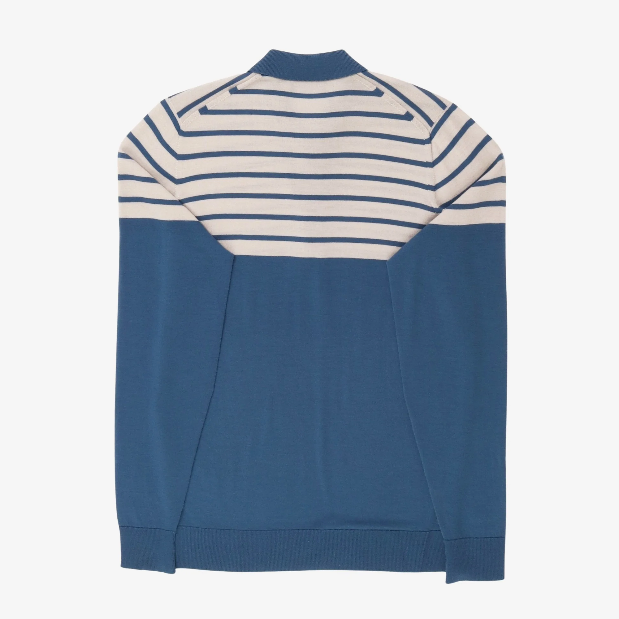 LS Striped Merino Polo - Image 2