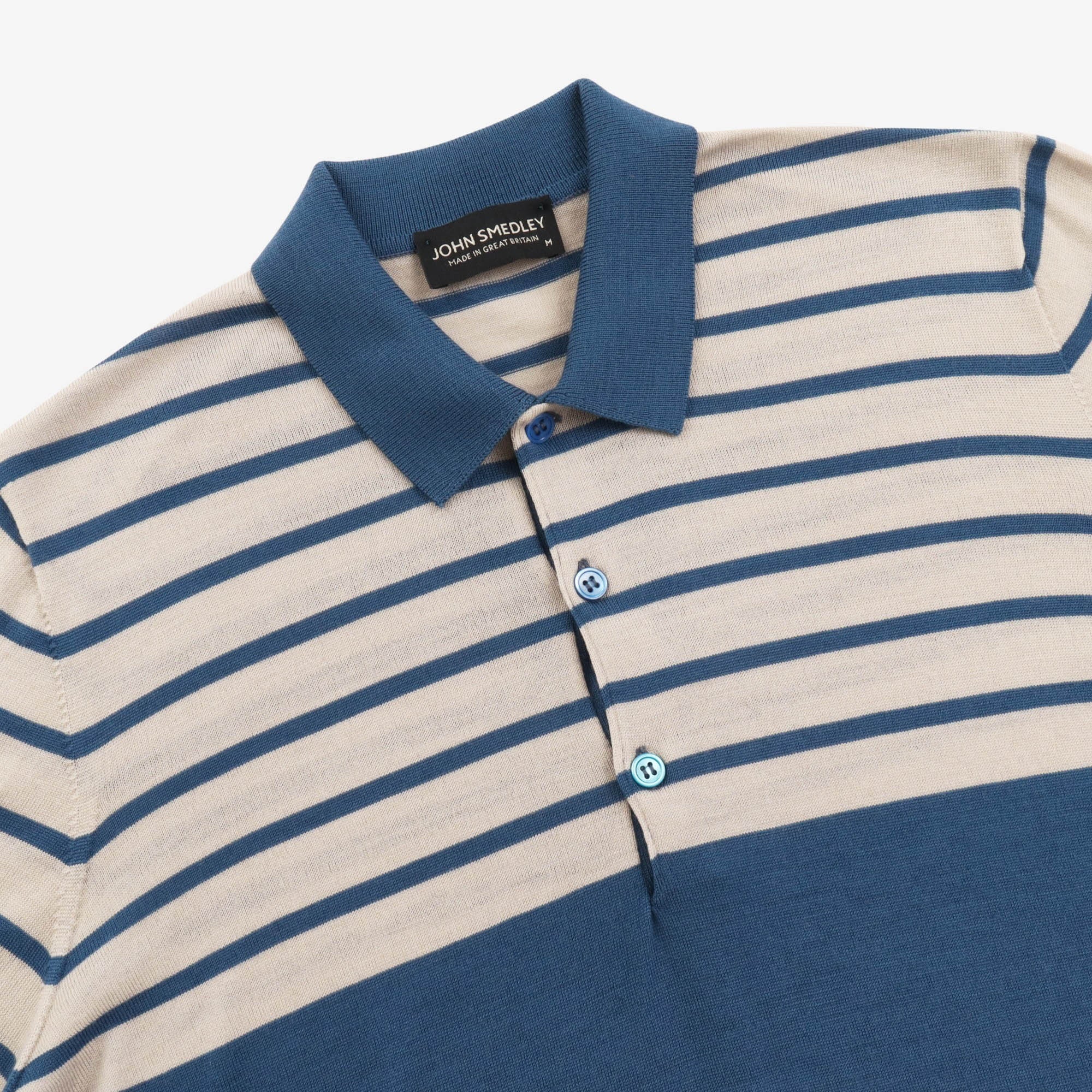 LS Striped Merino Polo - Image 3