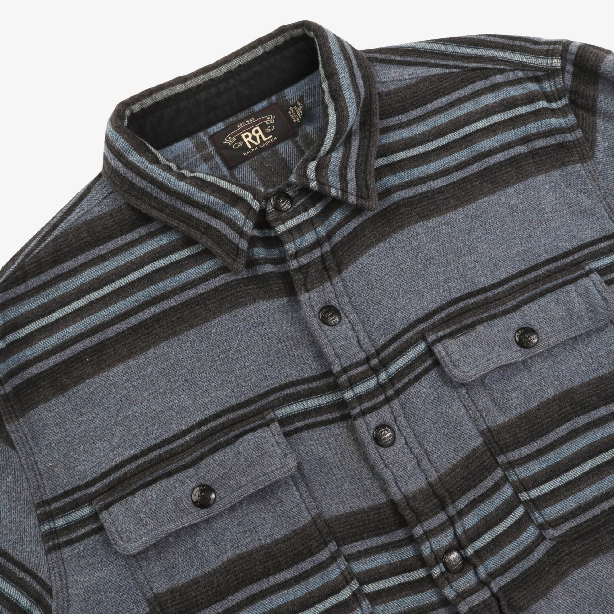 Matlock Striped Work Shirt - Image 3