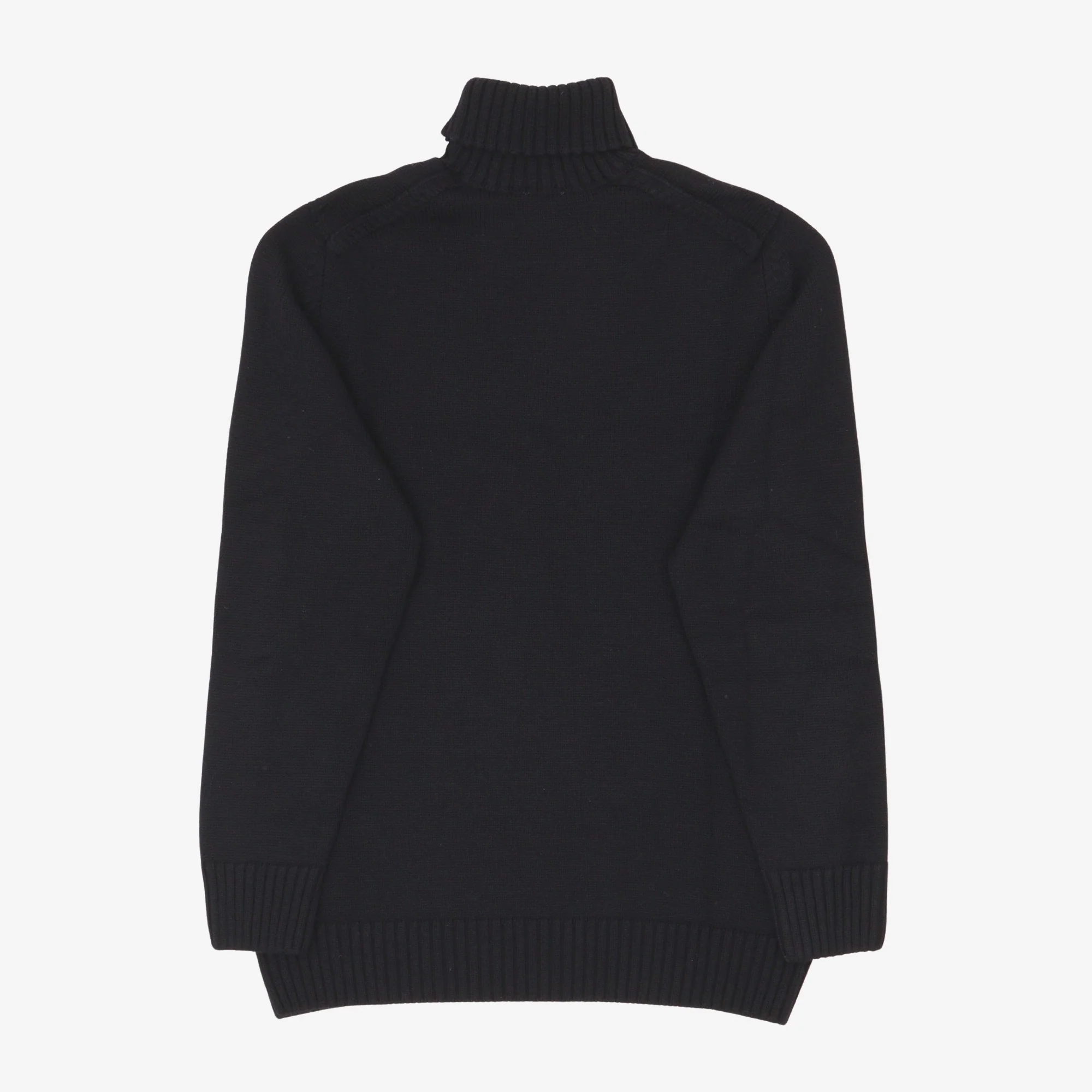 Merino Wool Roll Neck Sweater - Image 2