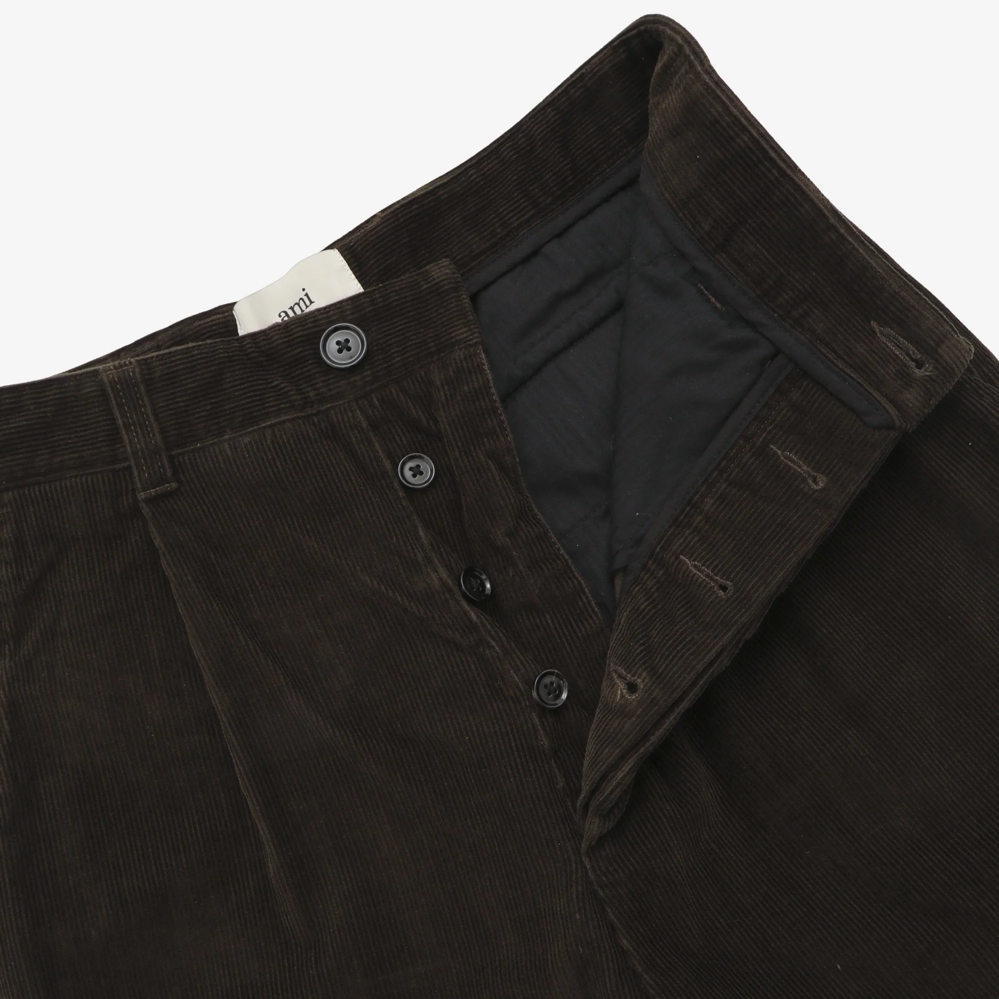 One Tuck Corduroy Pants (29W x 22L) - Image 3