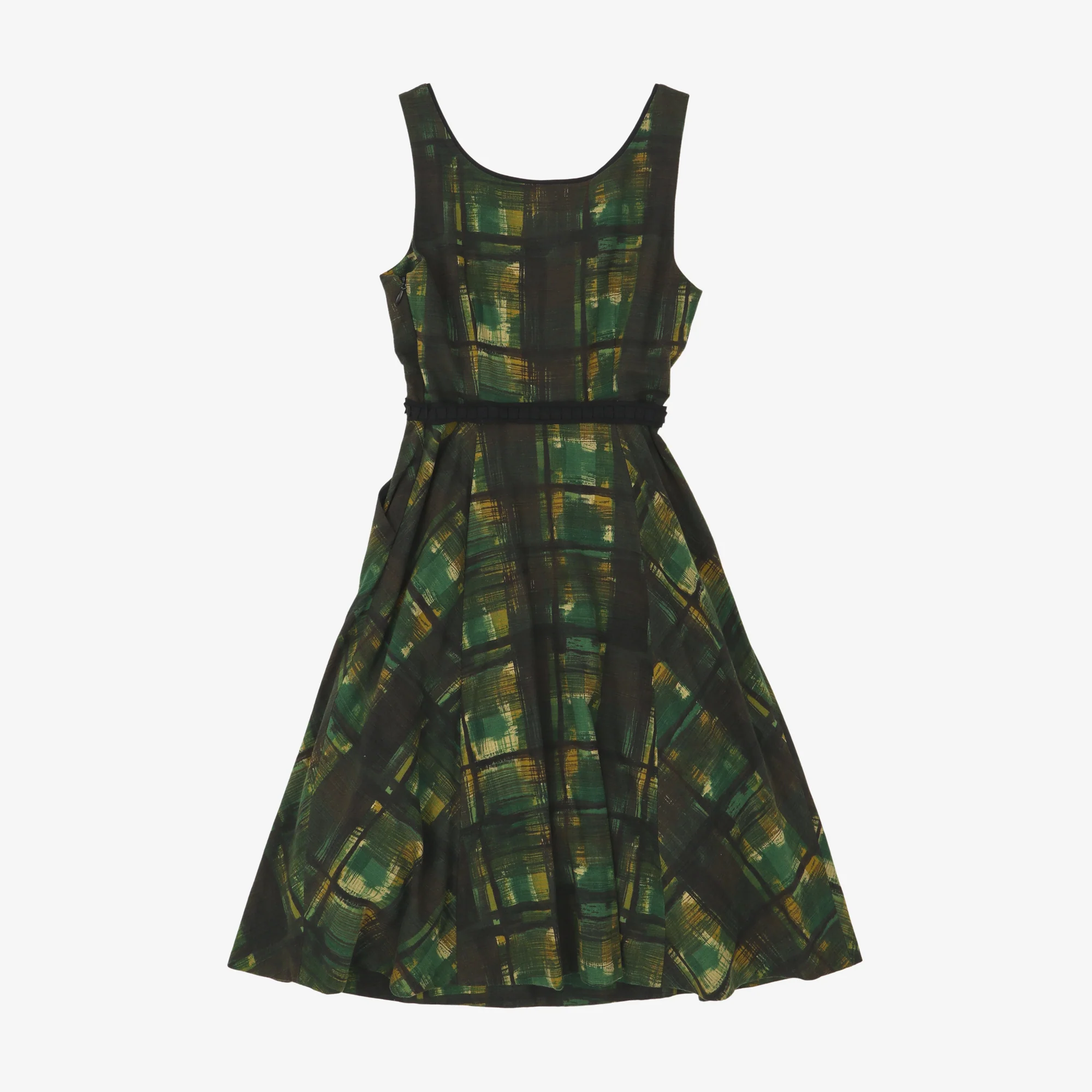 Painted Plaid Dress - Image 2