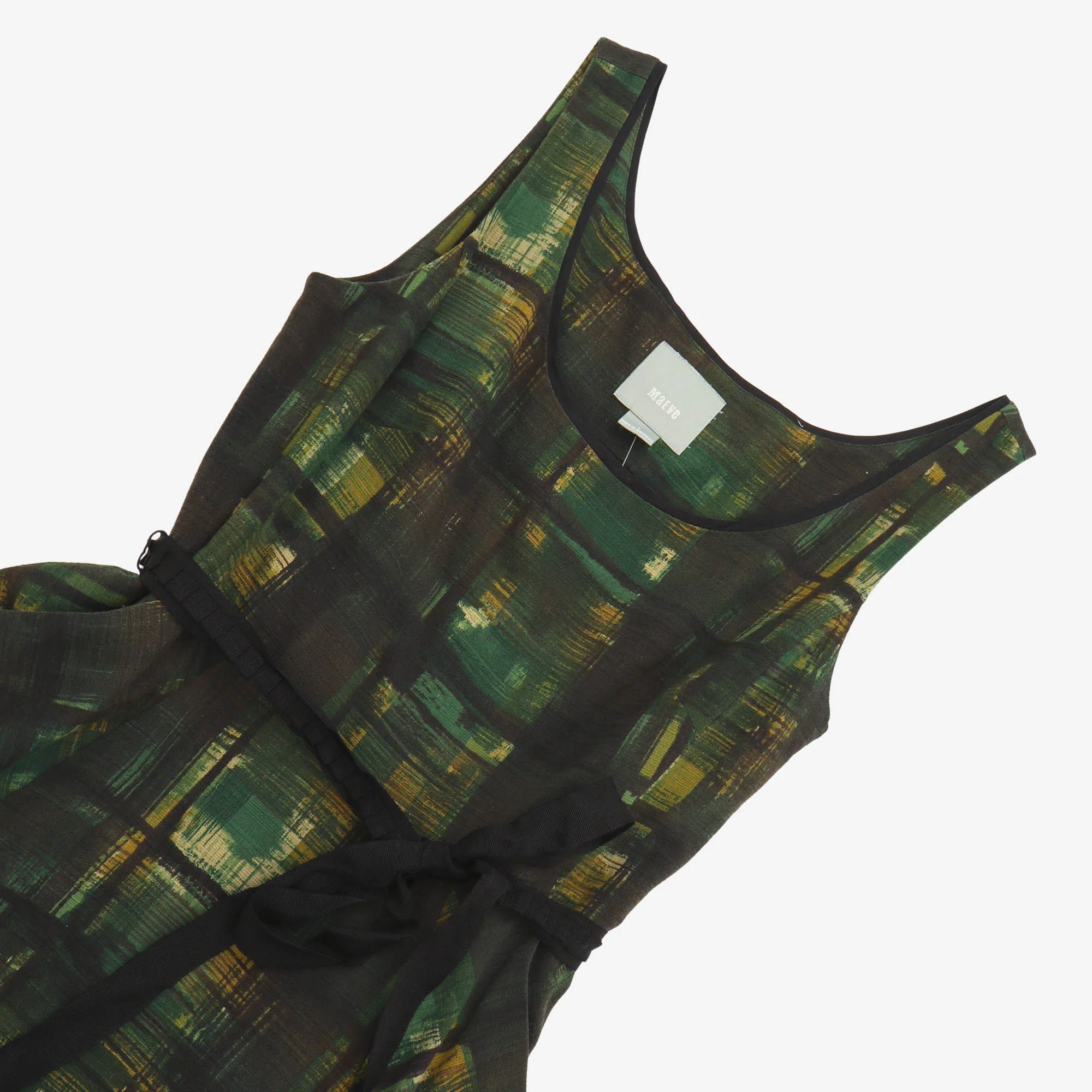 Painted Plaid Dress - Image 3