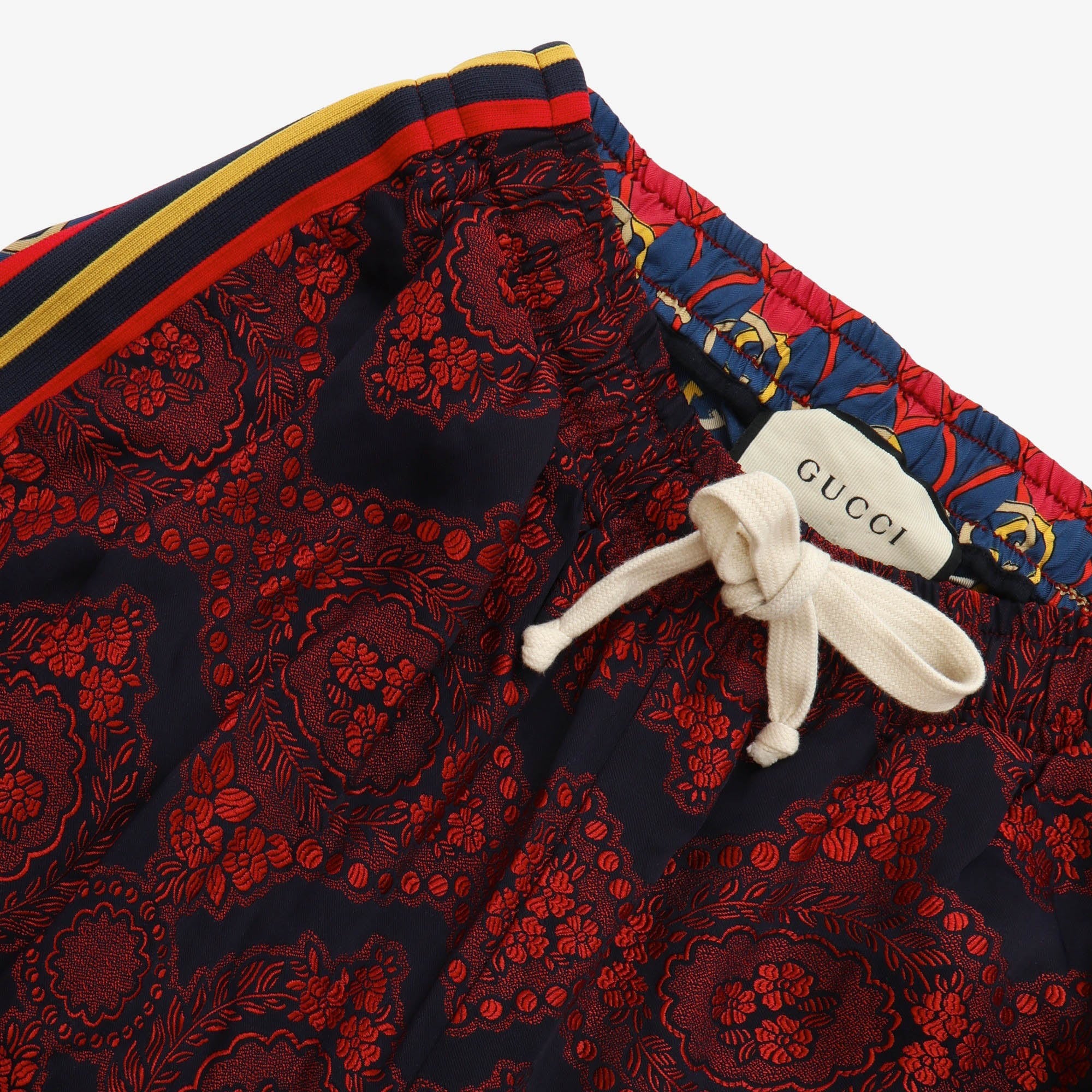 Jacquard Print Rayon Joggers - Image 3