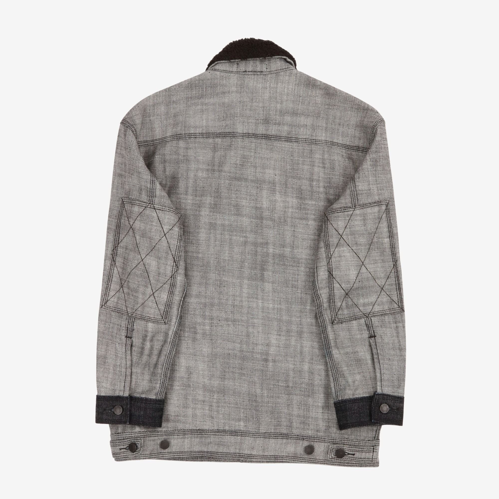 Panelled Selvedge Denim Jacket - Image 2