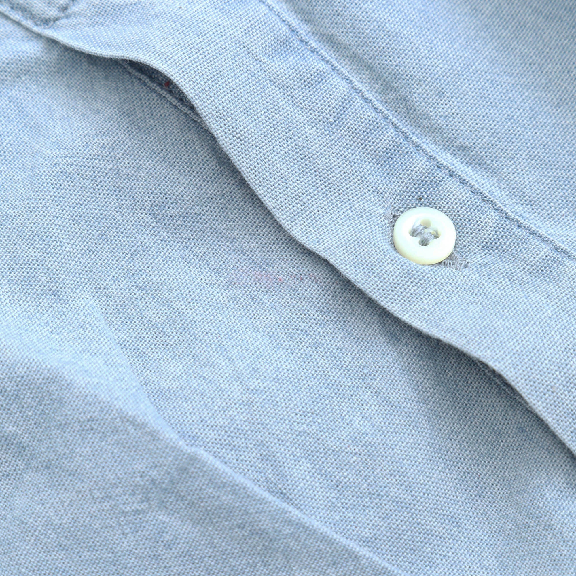 Pearl Snap Easy Fit Denim Shirt - Image 5