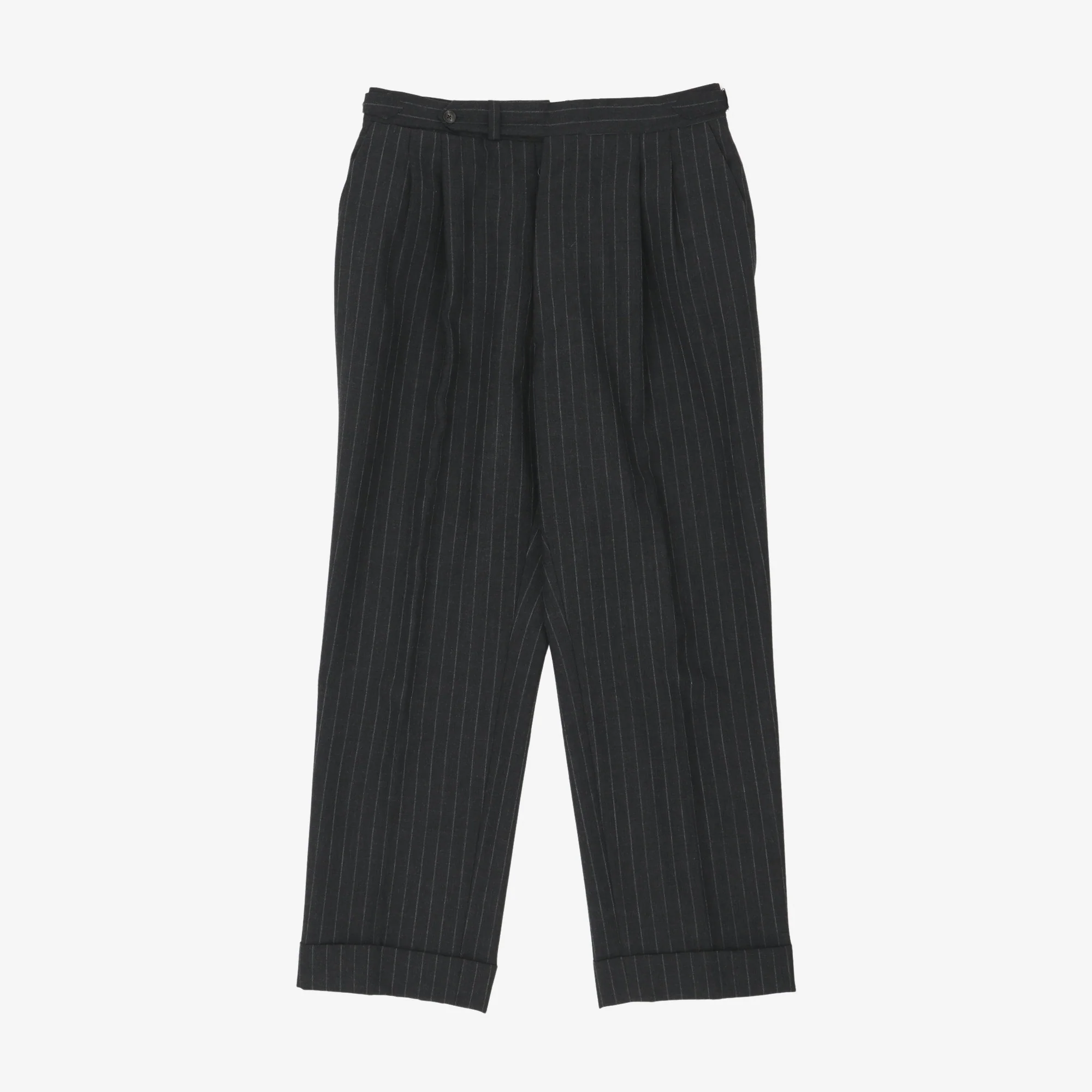 Pinstripe Wool Suit - Image 5