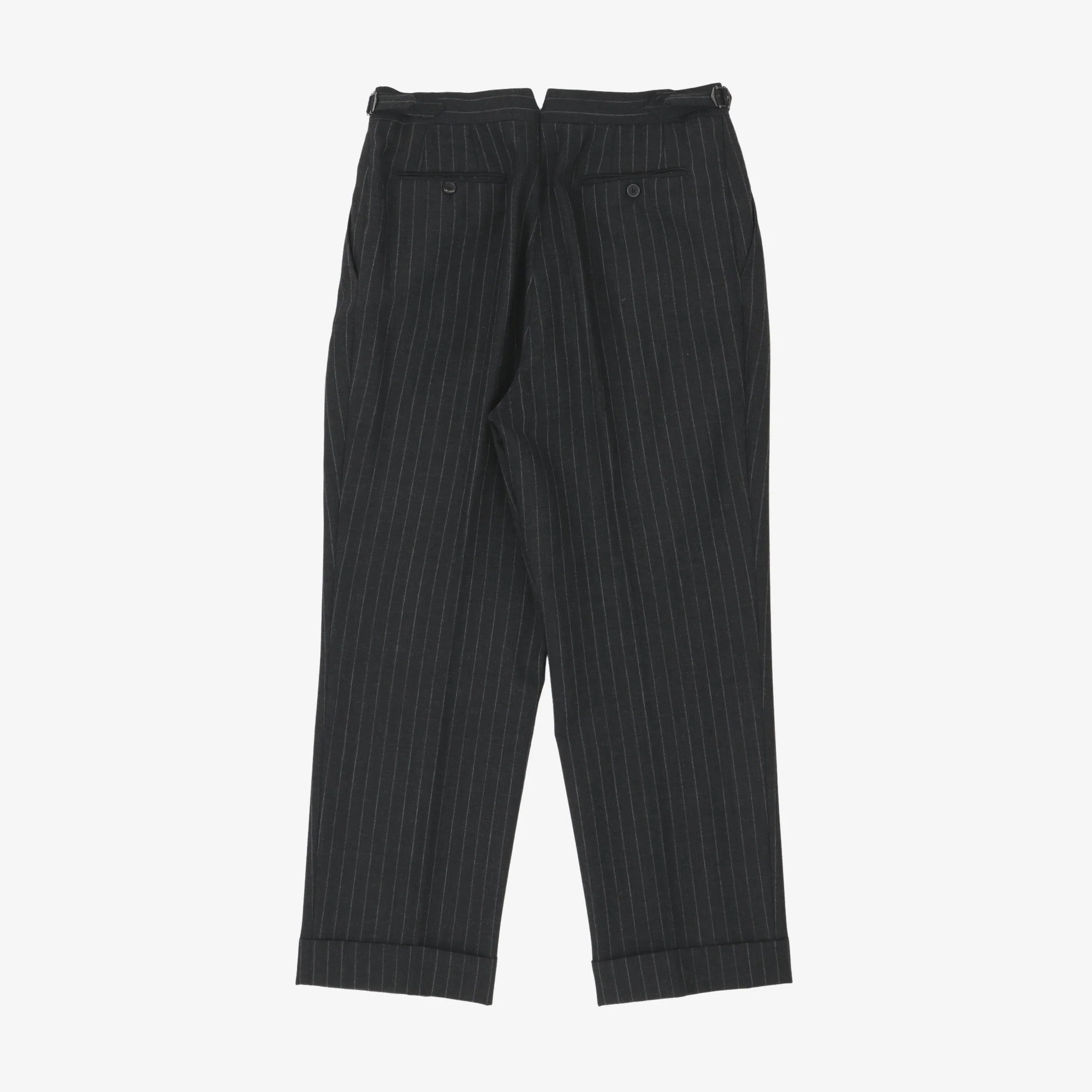 Pinstripe Wool Suit - Image 6