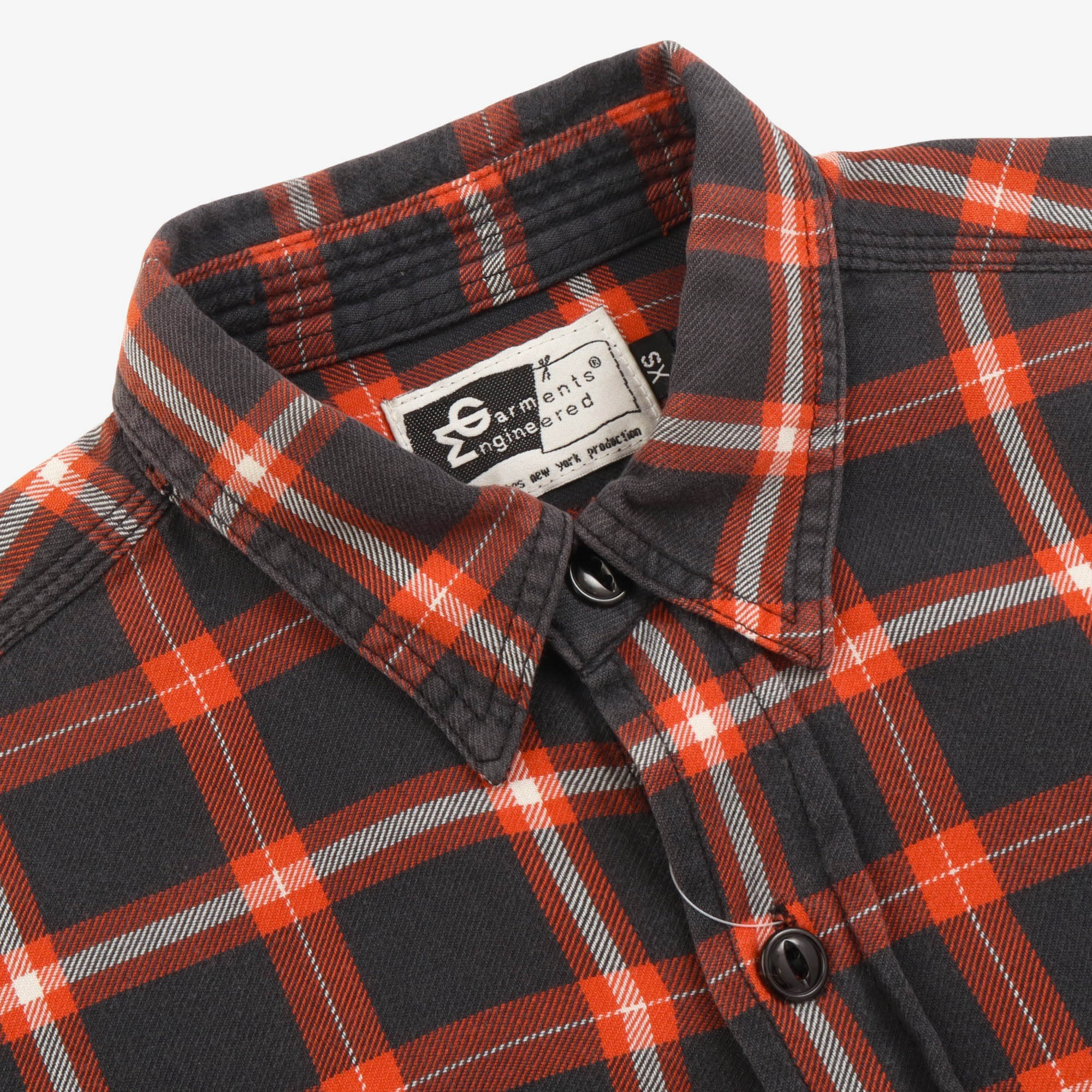 Plaid Work Flannel Shirt - Image 4