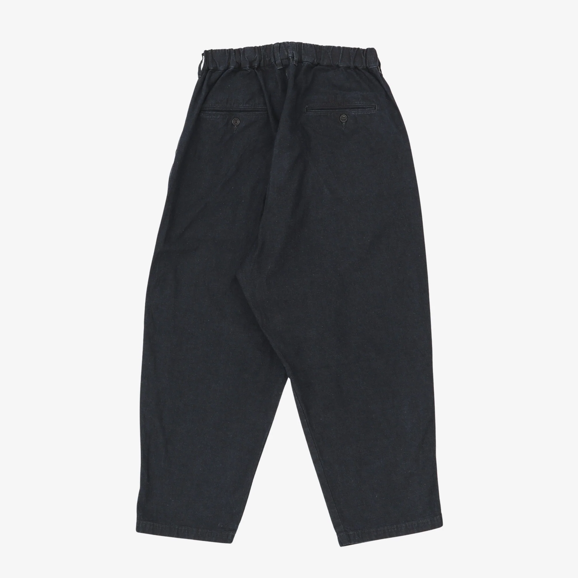 Pleated Canvas Balloon Pants - Image 2
