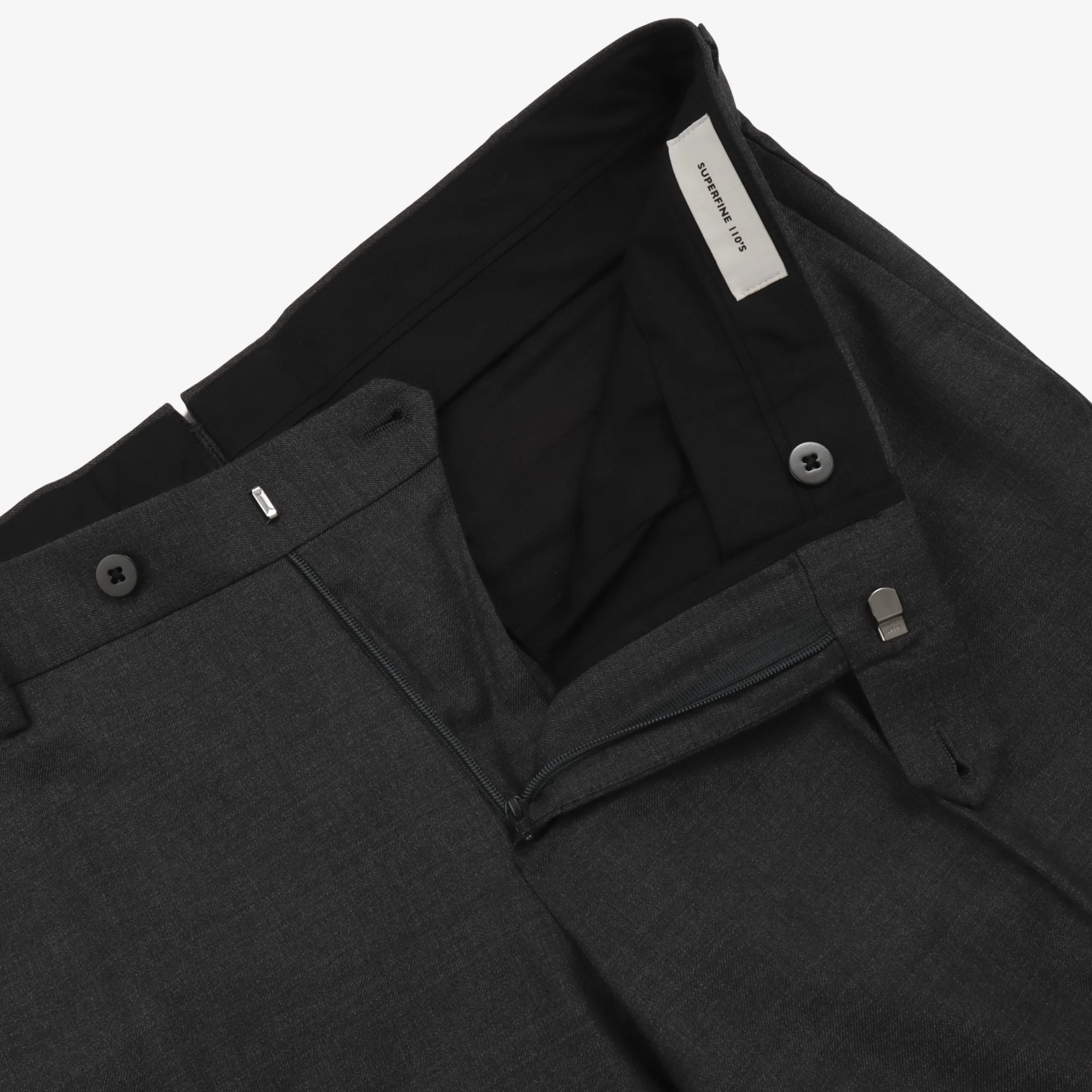 Pleated Wool Trousers (34W x 29L) - Image 3