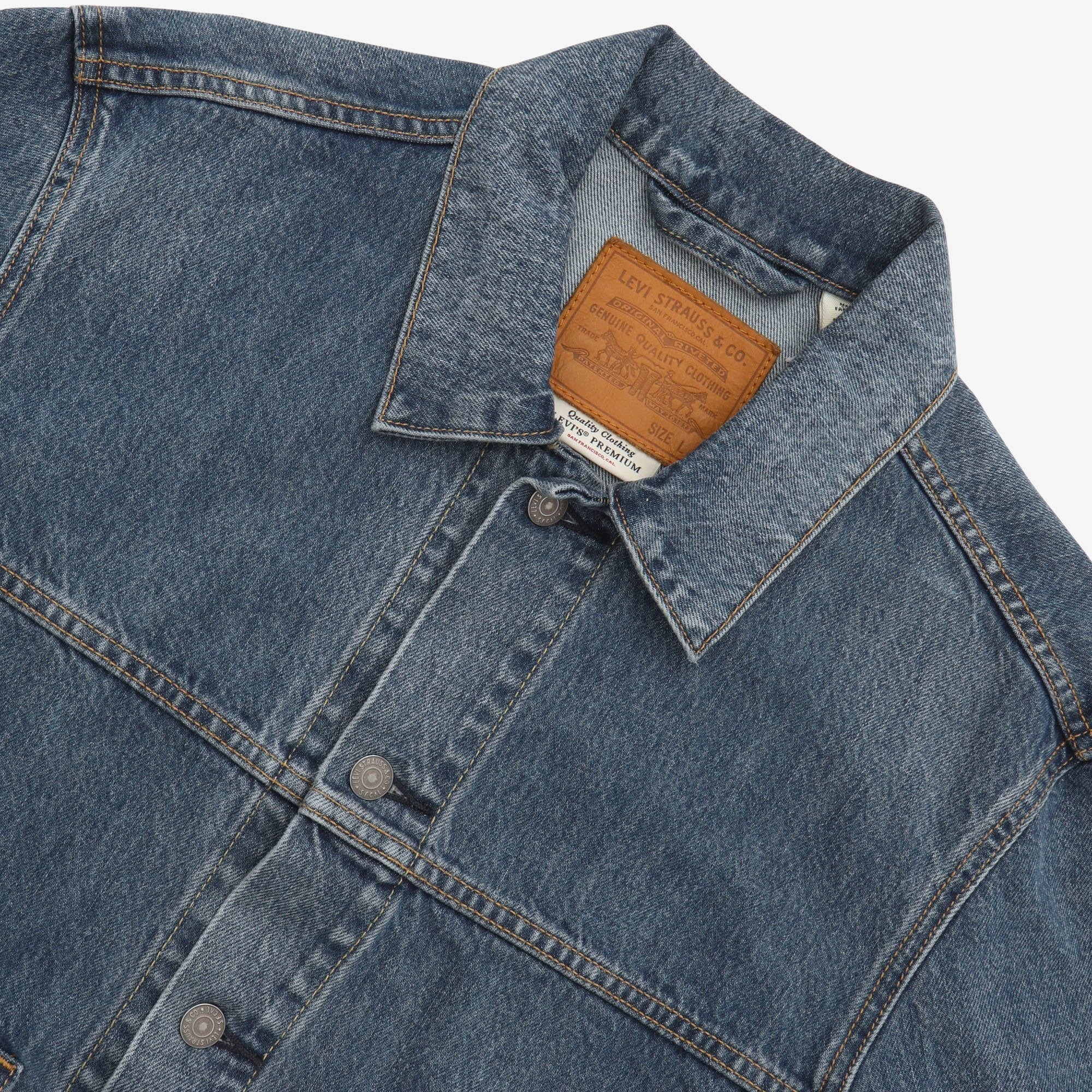 Patch Pocket Trucker Jacket - Image 3