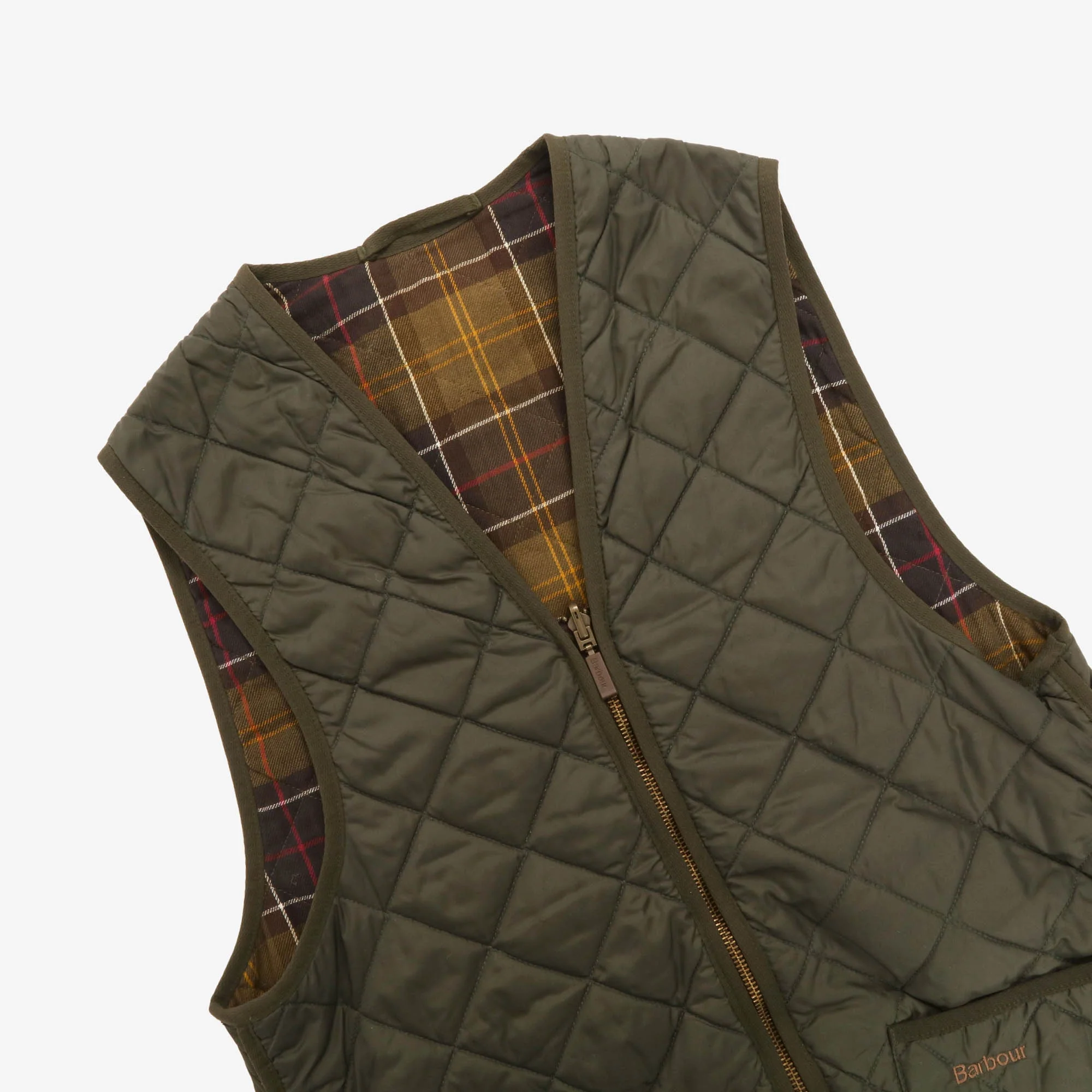 Quilted Waistcoat Zip Liner - Image 3