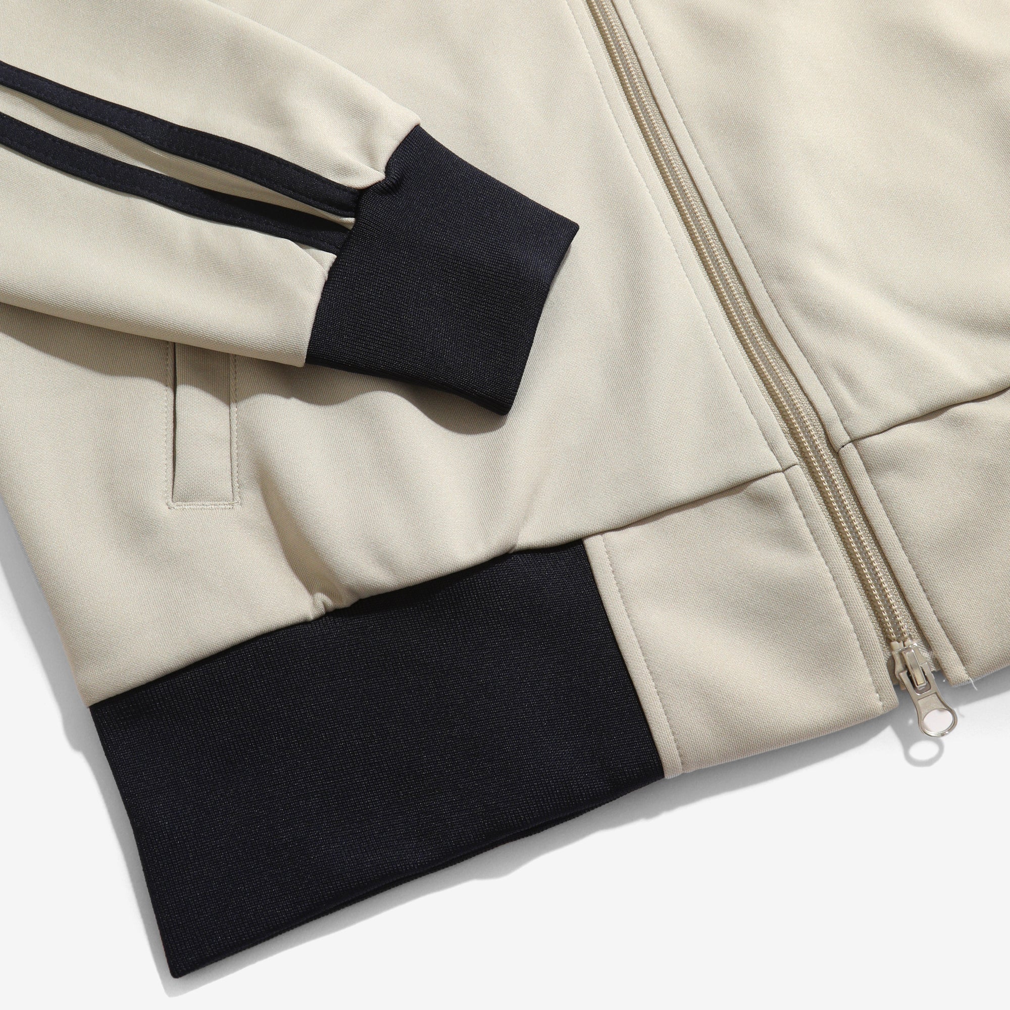 Raglan Sleeve Track Jacket - Grey - Image 4