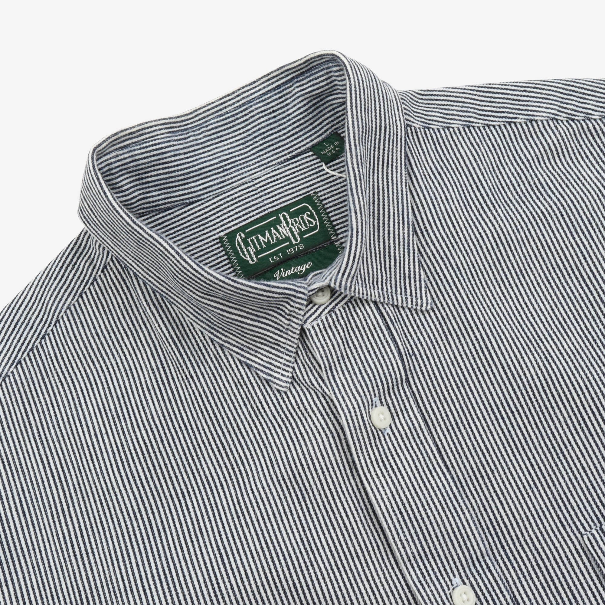 Railroad Striped Work Shirt - Image 3