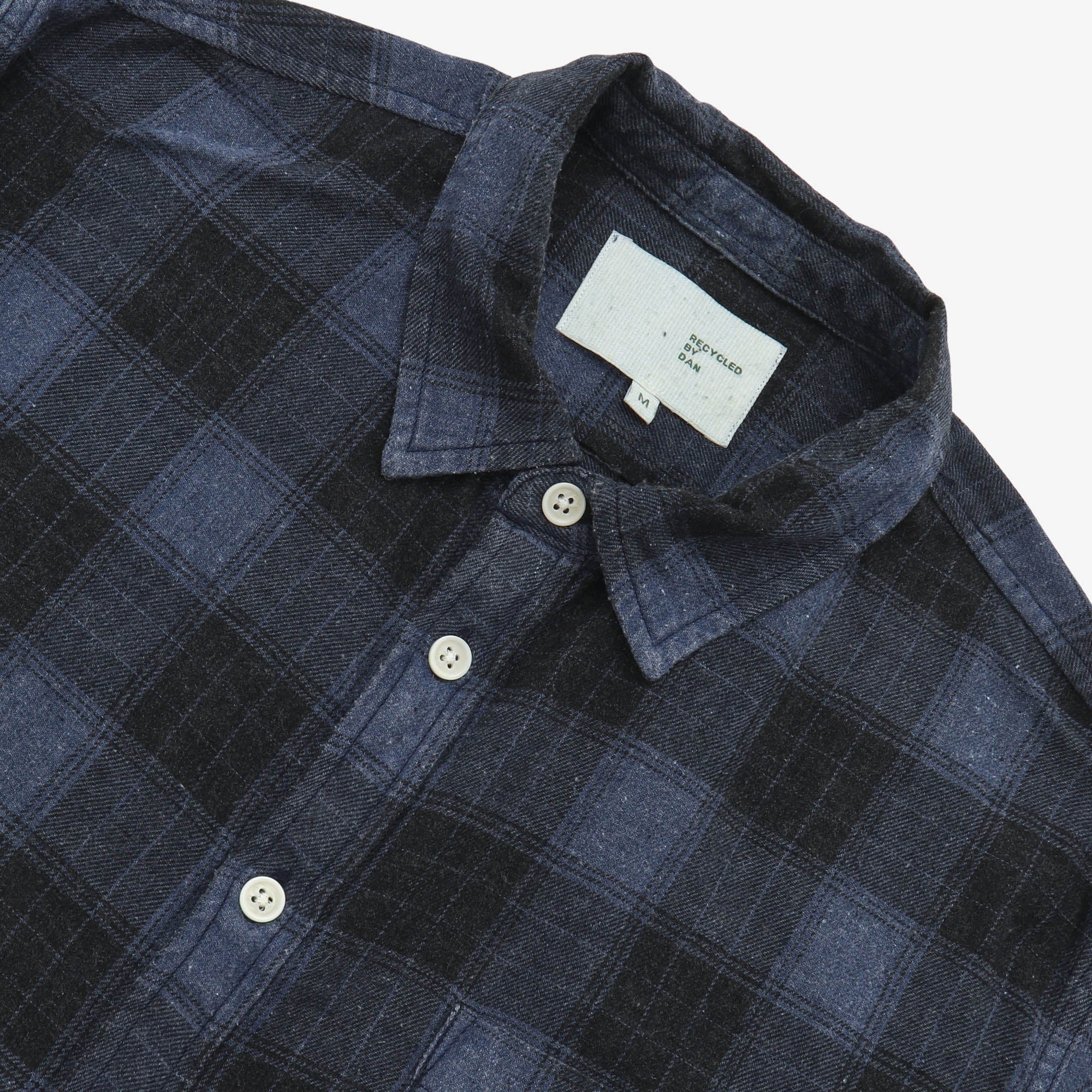 Recycled Plaid Flannel Shirt - Image 3