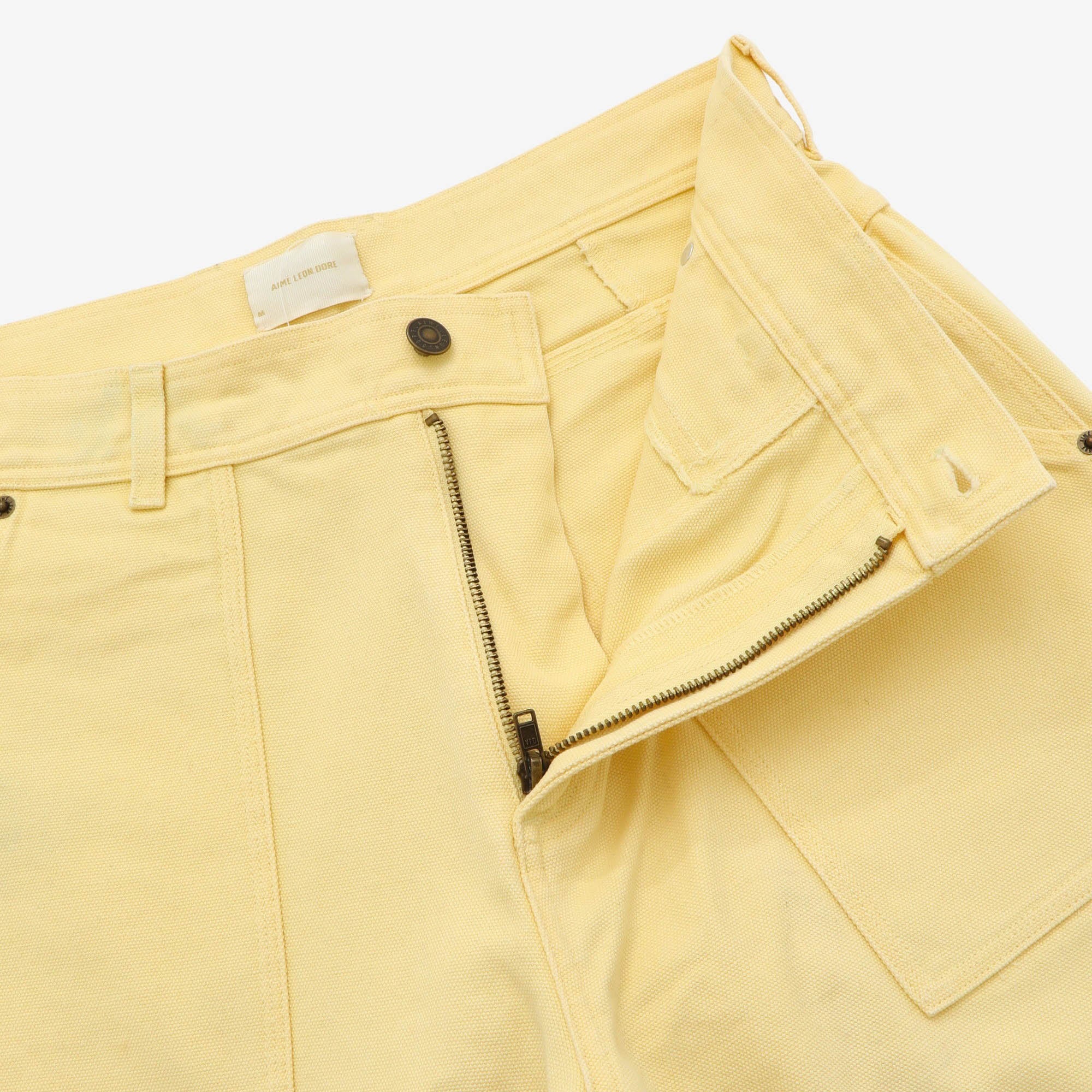 Relaxed Canvas Fatigue Pants - Image 3