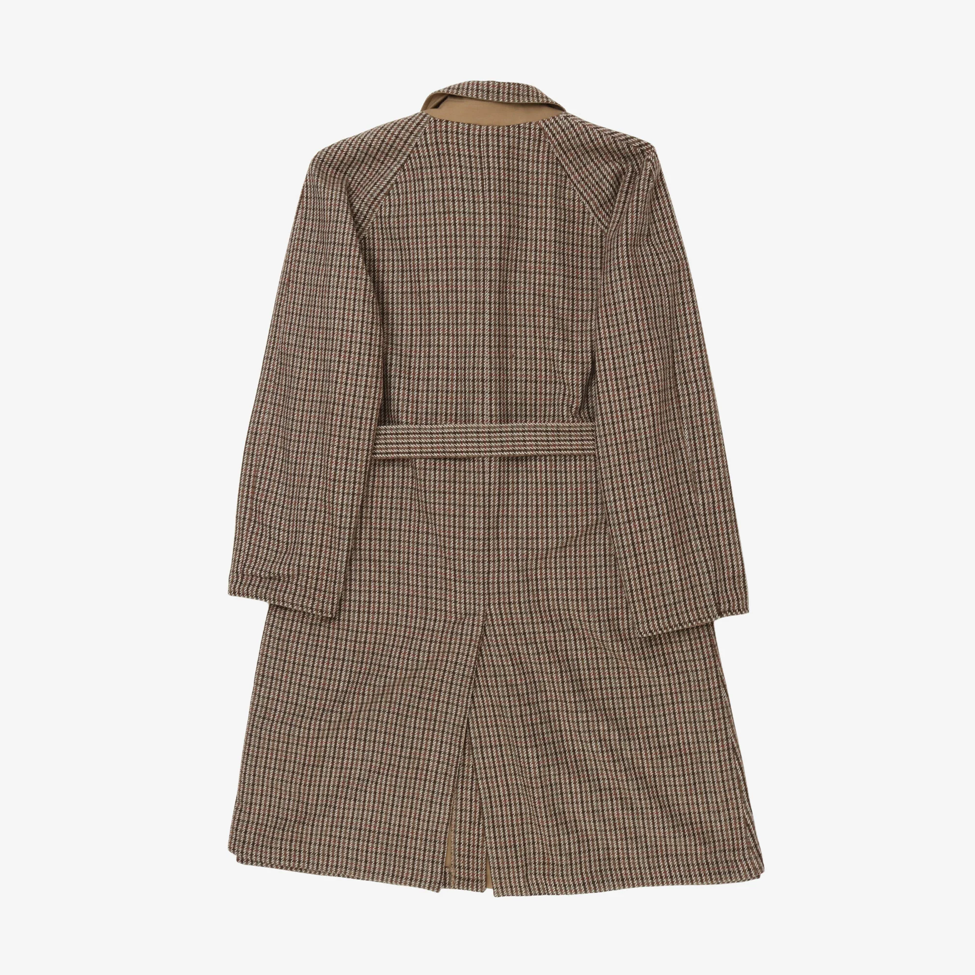 Reversible Houndstooth Overcoat - Image 2