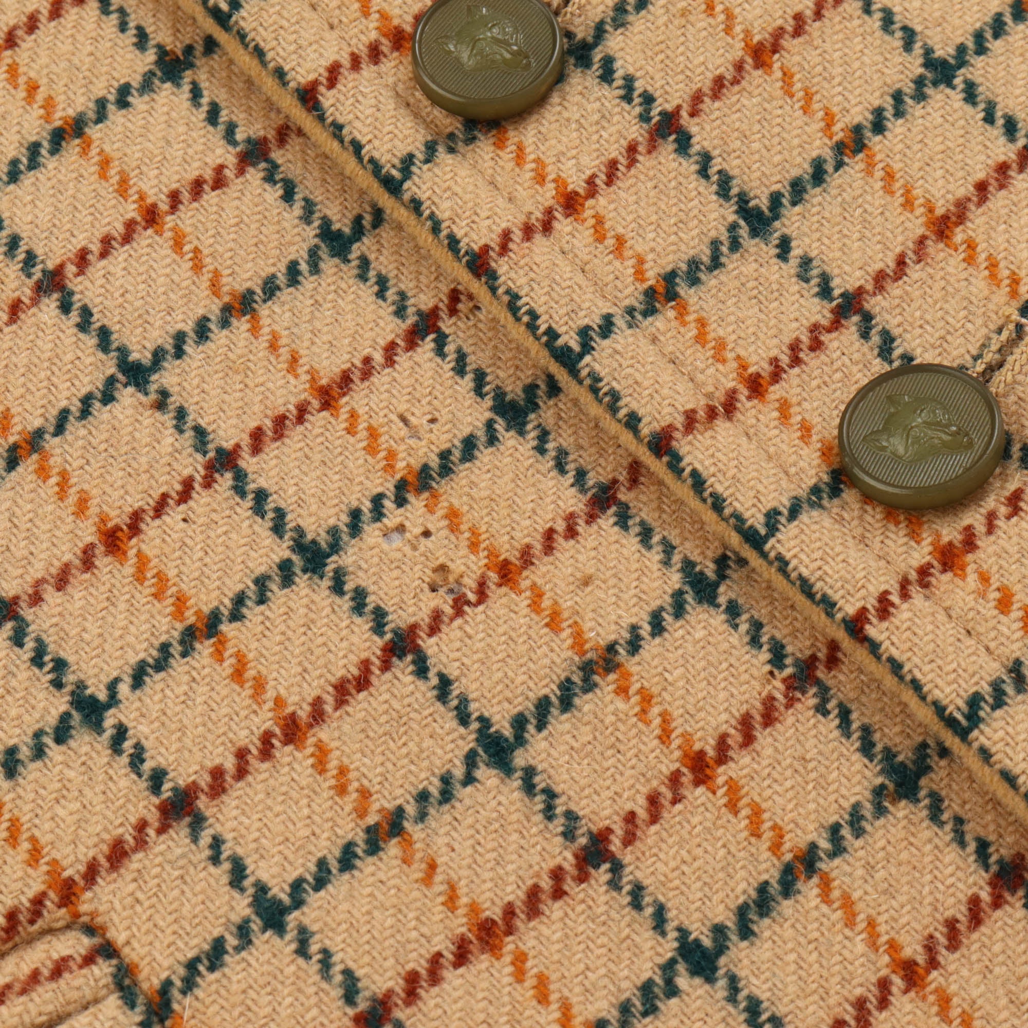Reversible Moleskin Tweed Check Vest - Image 5