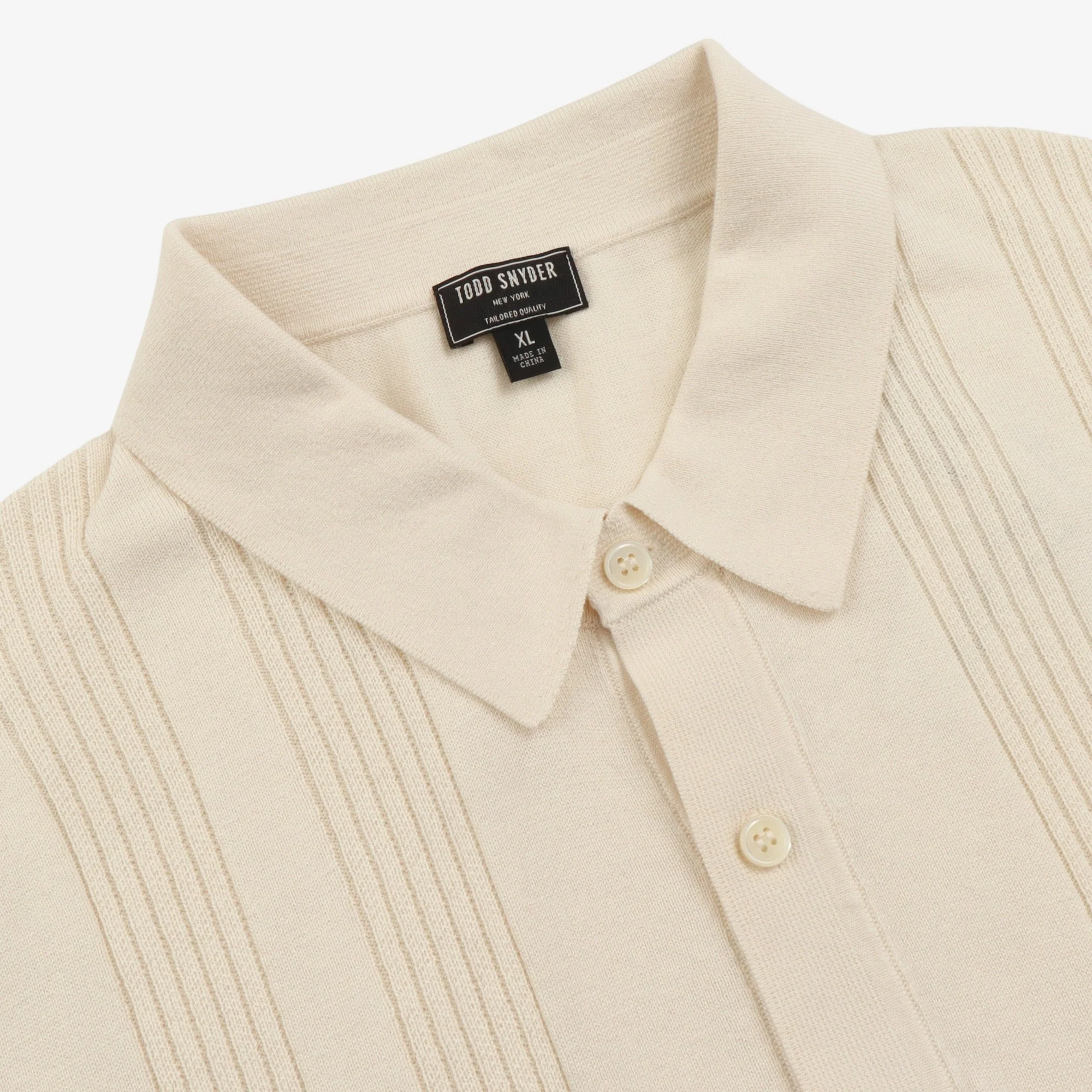 Ribbed Sweater Polo - Image 3