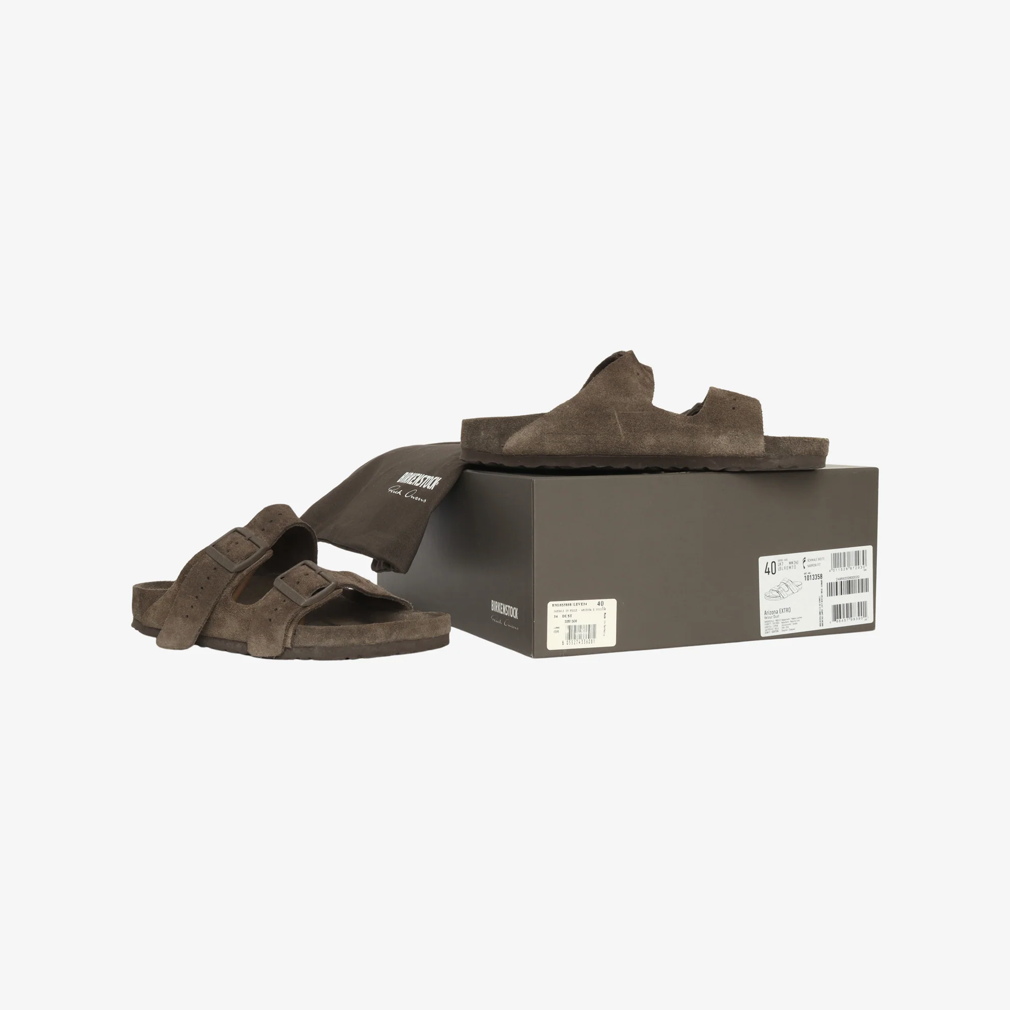 Rick Owens Arizona Suede Sandals - Image 2