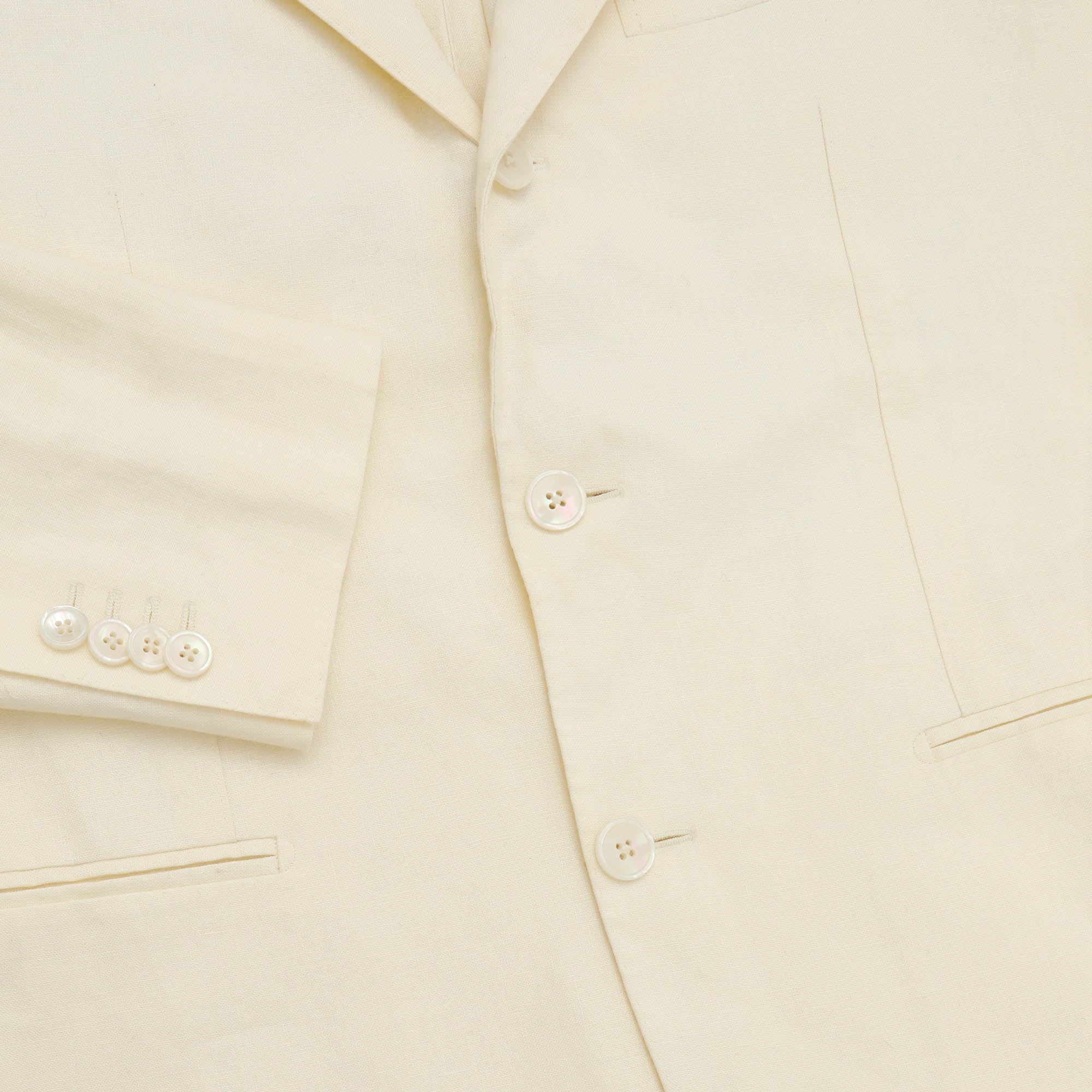 Roma Jetted Linen Suit - Image 3