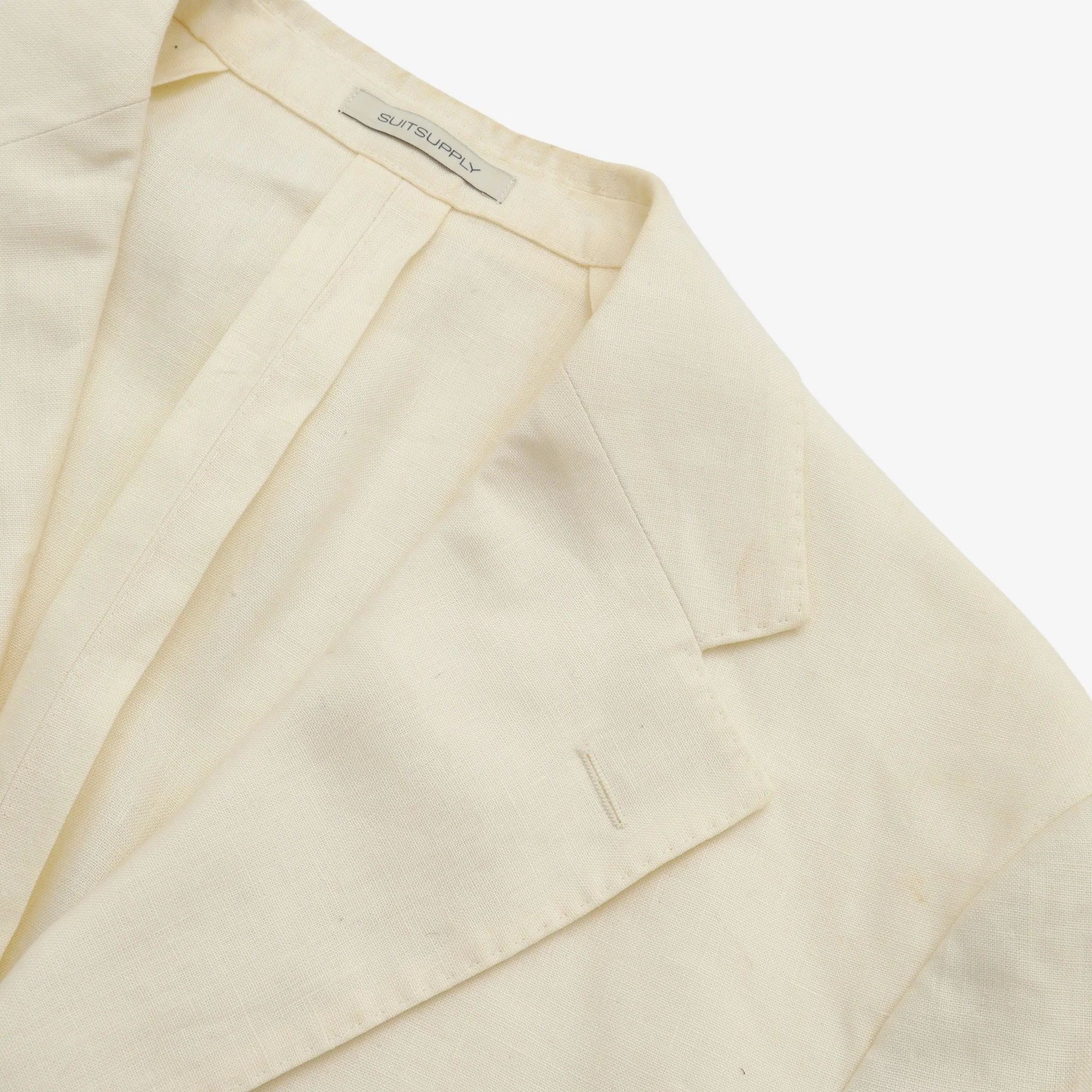 Roma Jetted Linen Suit - Image 6