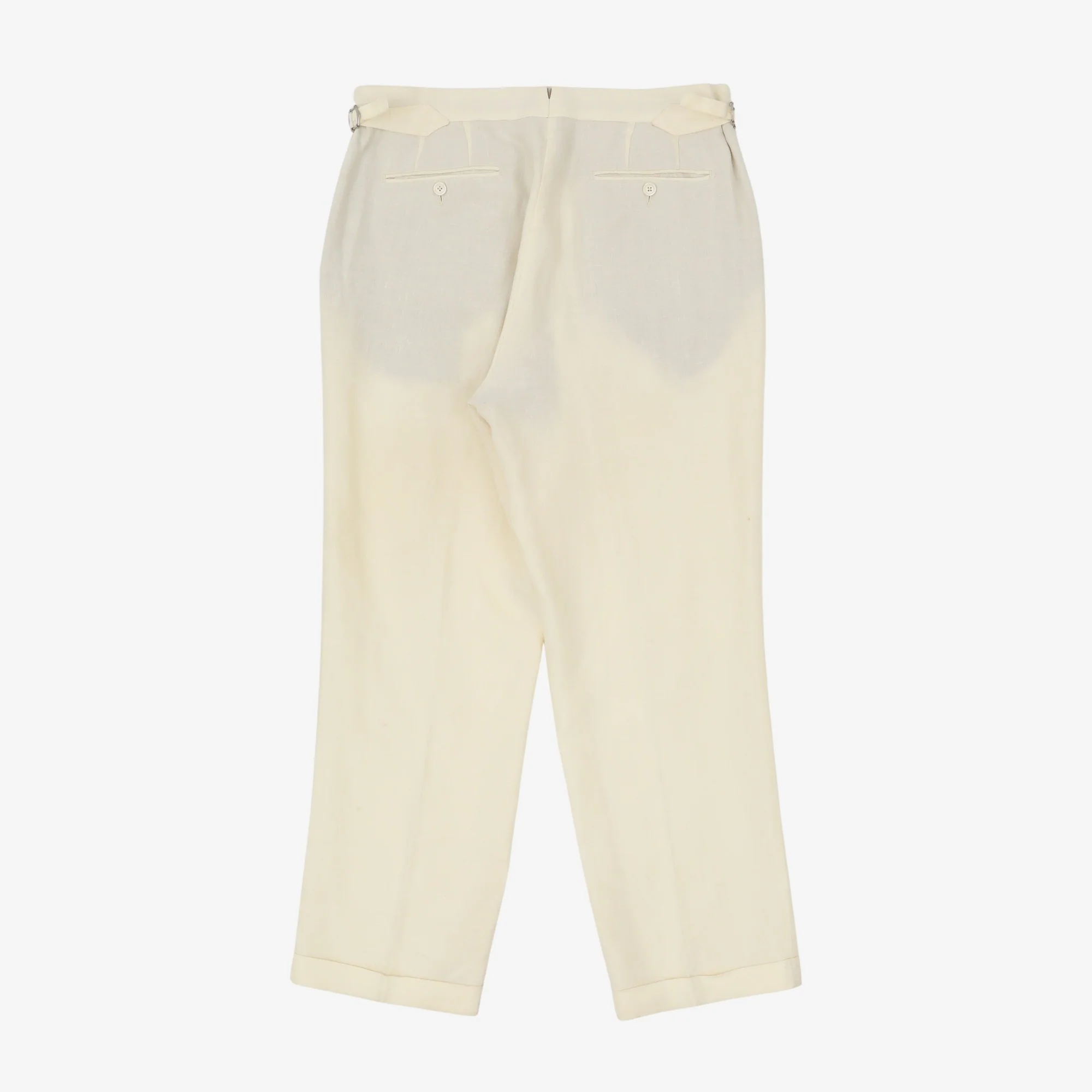Roma Jetted Linen Suit - Image 9