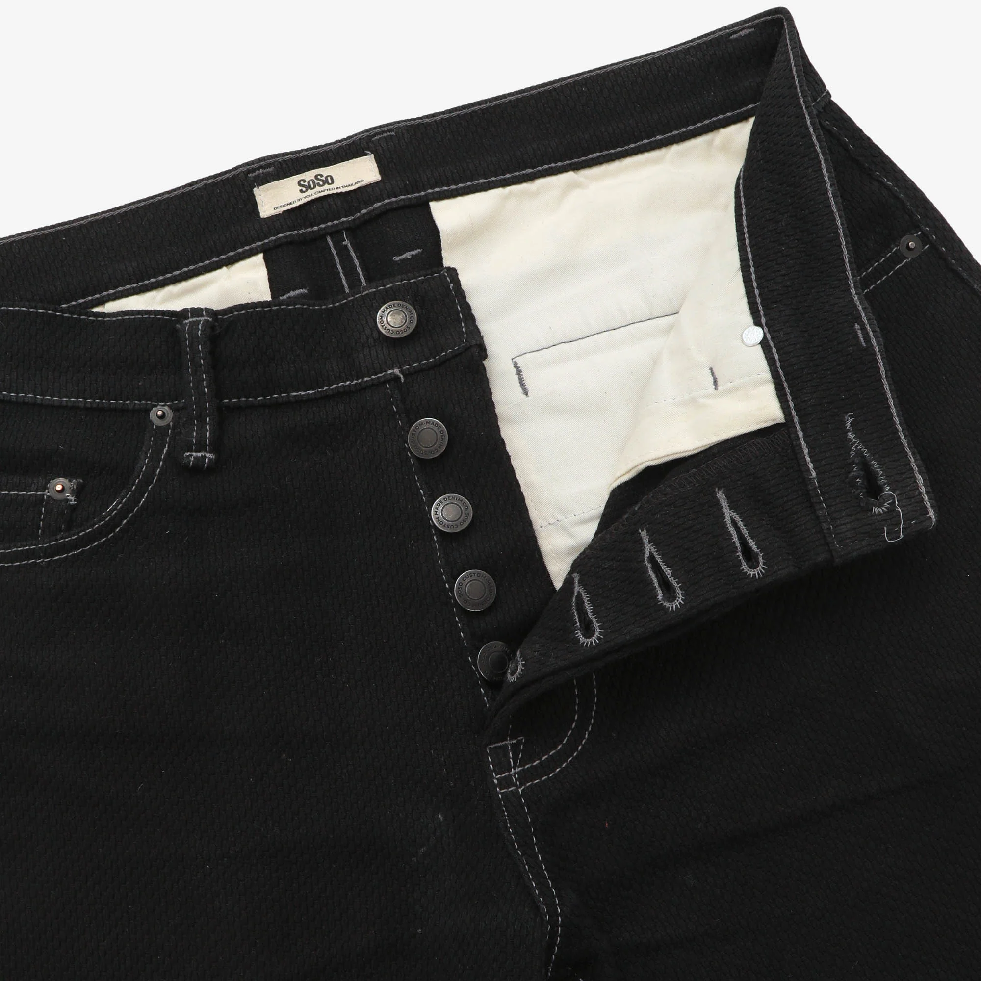 Sashiko 5 Pocket Jeans - Image 3