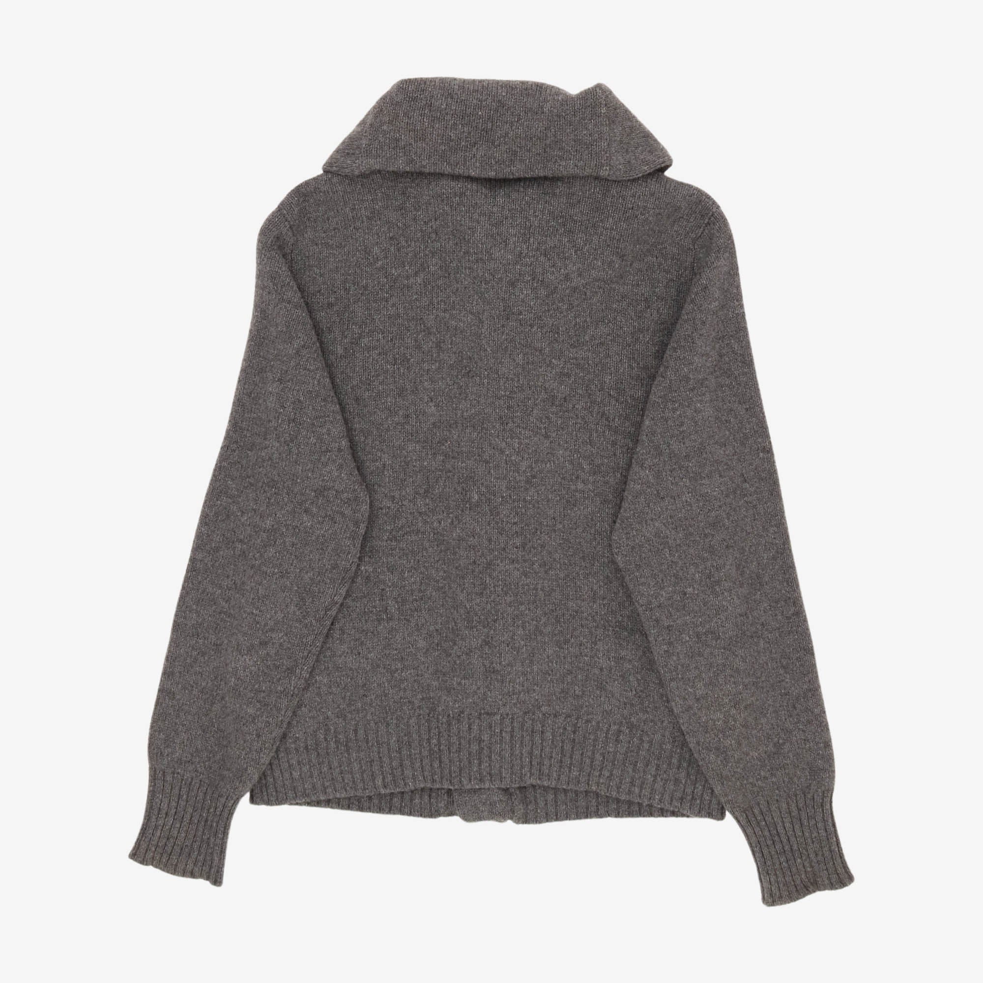 Shawl Lambswool Cardigan - Image 2
