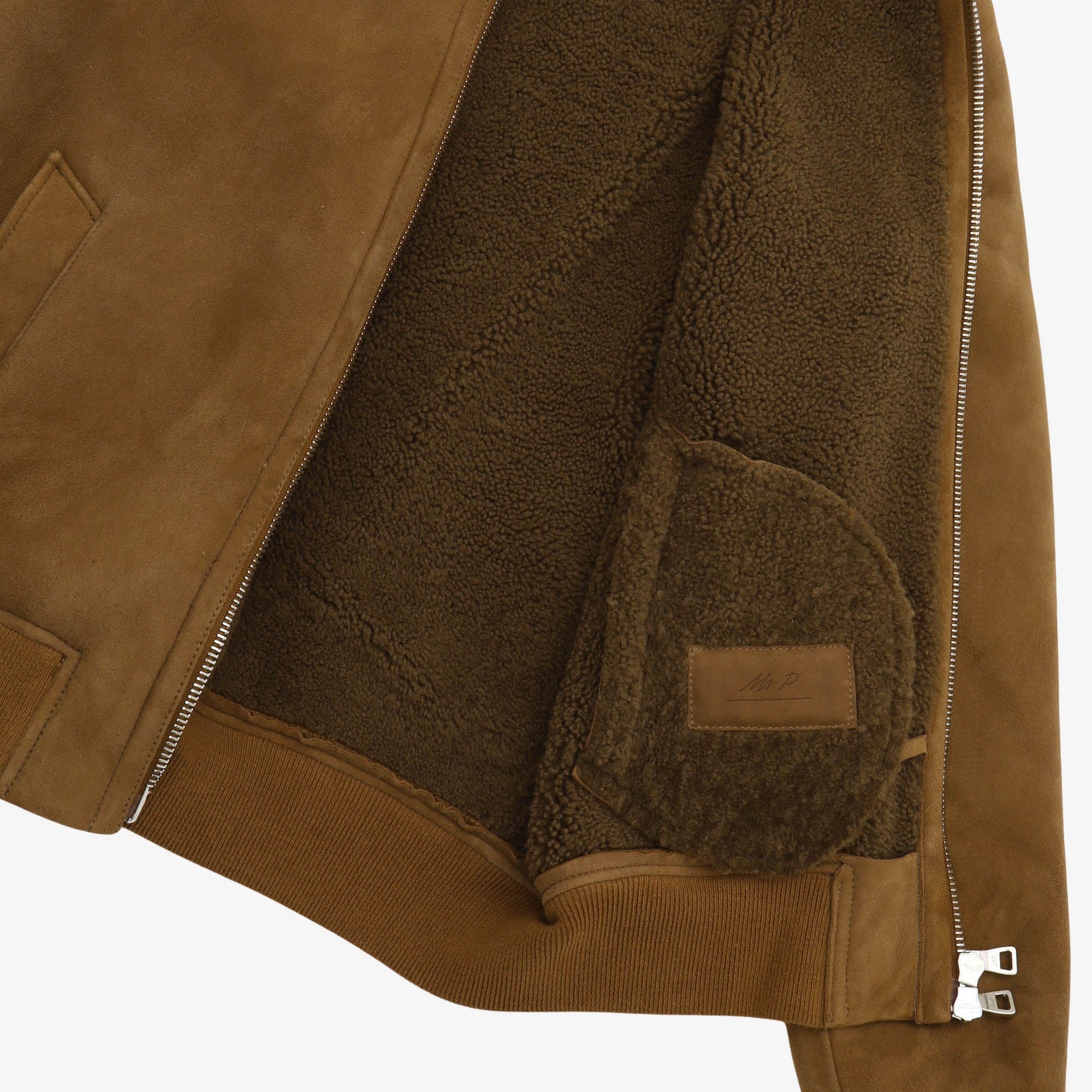 Shearling Bomber Jacket - Image 4