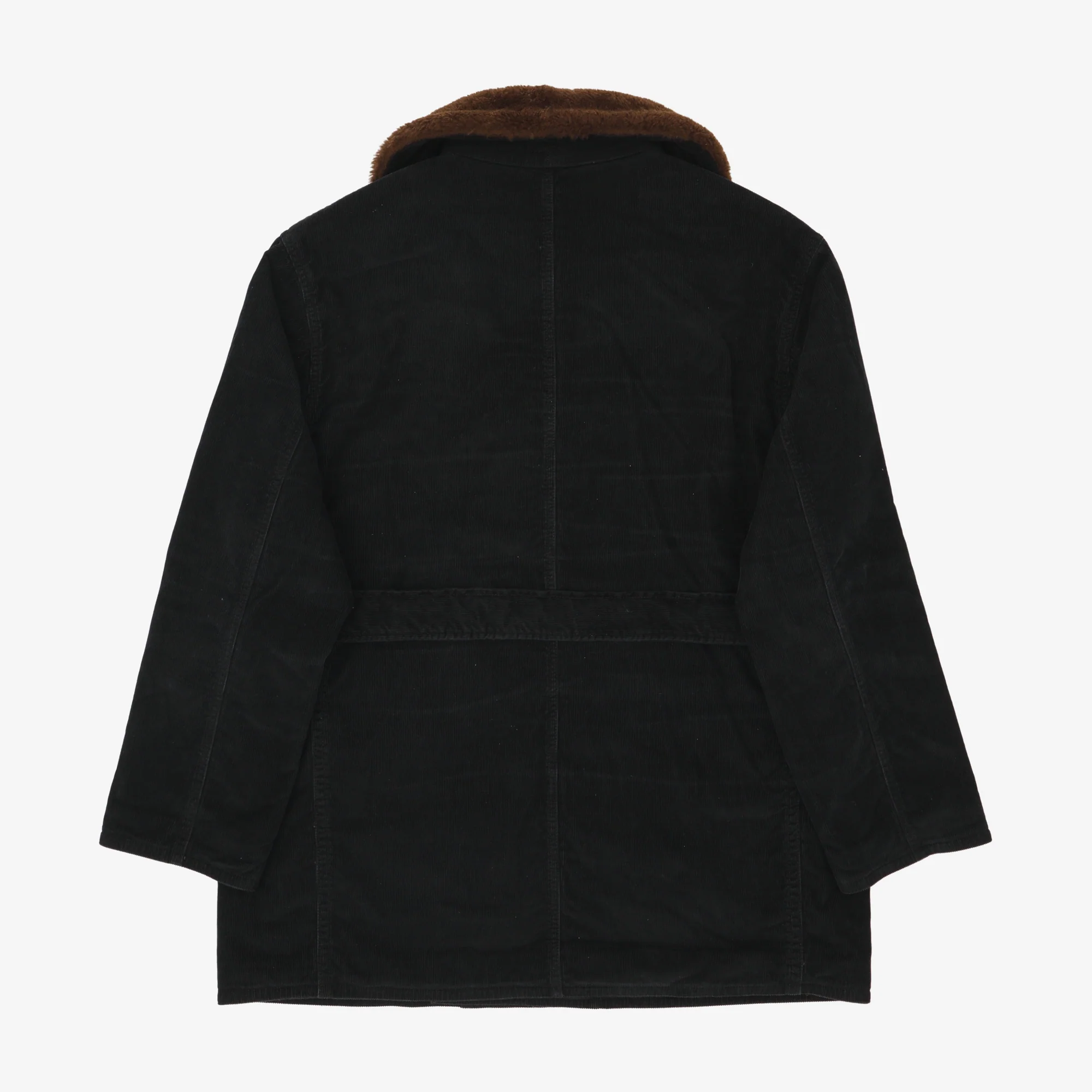 Shearling Collar Corduroy Ranch Coat - Image 2