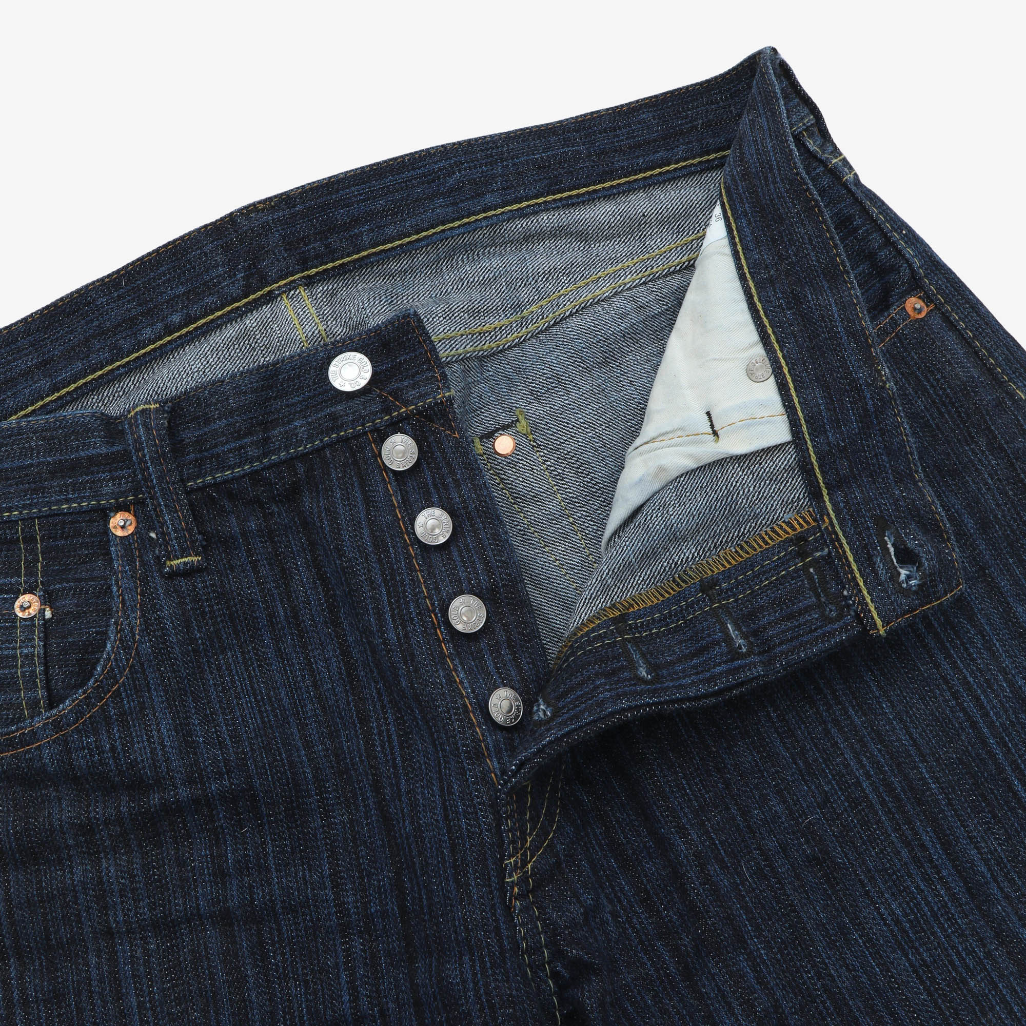 Shower Slubby 16oz Selvedge Jeans (35W X 28.5L) - Image 3