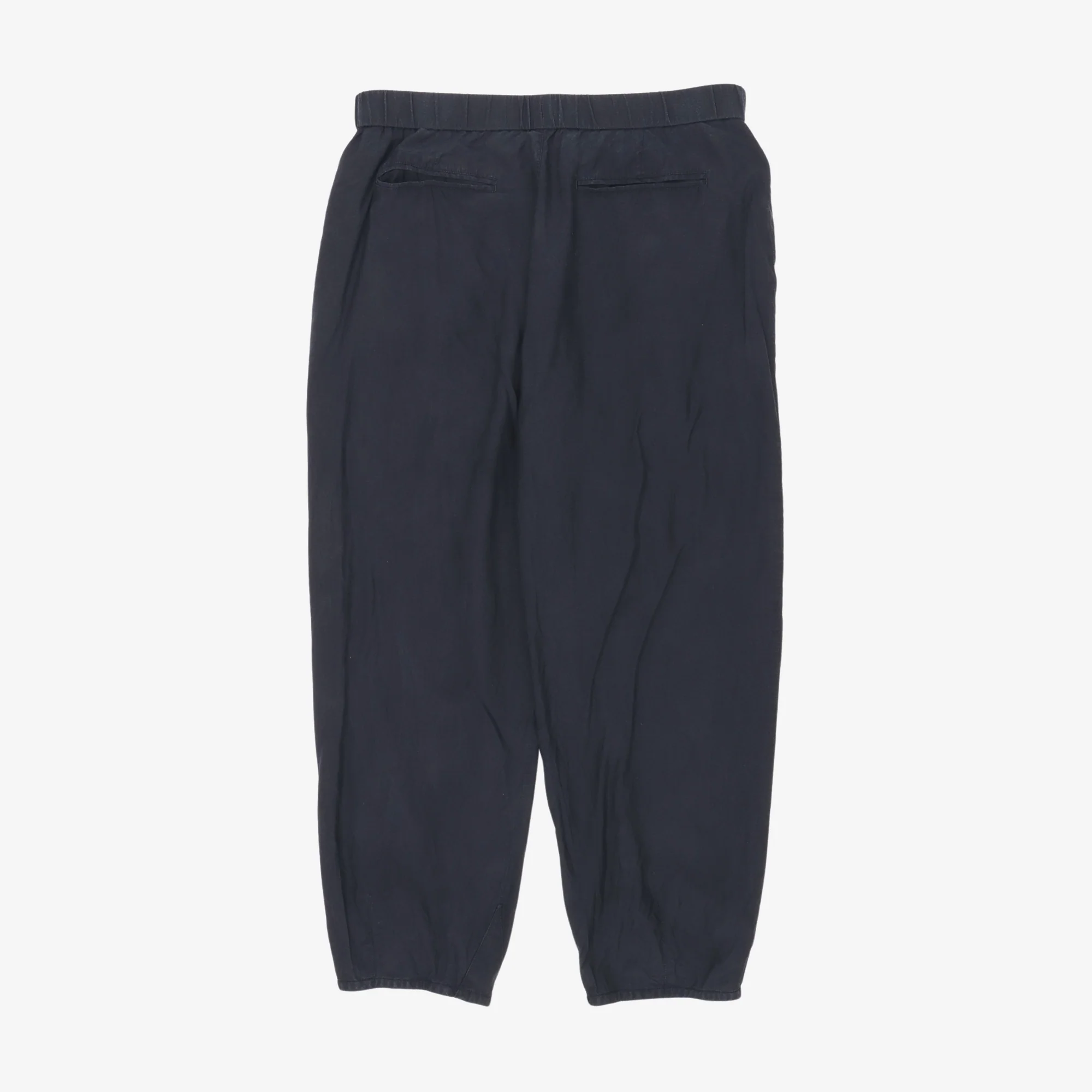 Silk Blend Pleated Easy Pants - Image 2