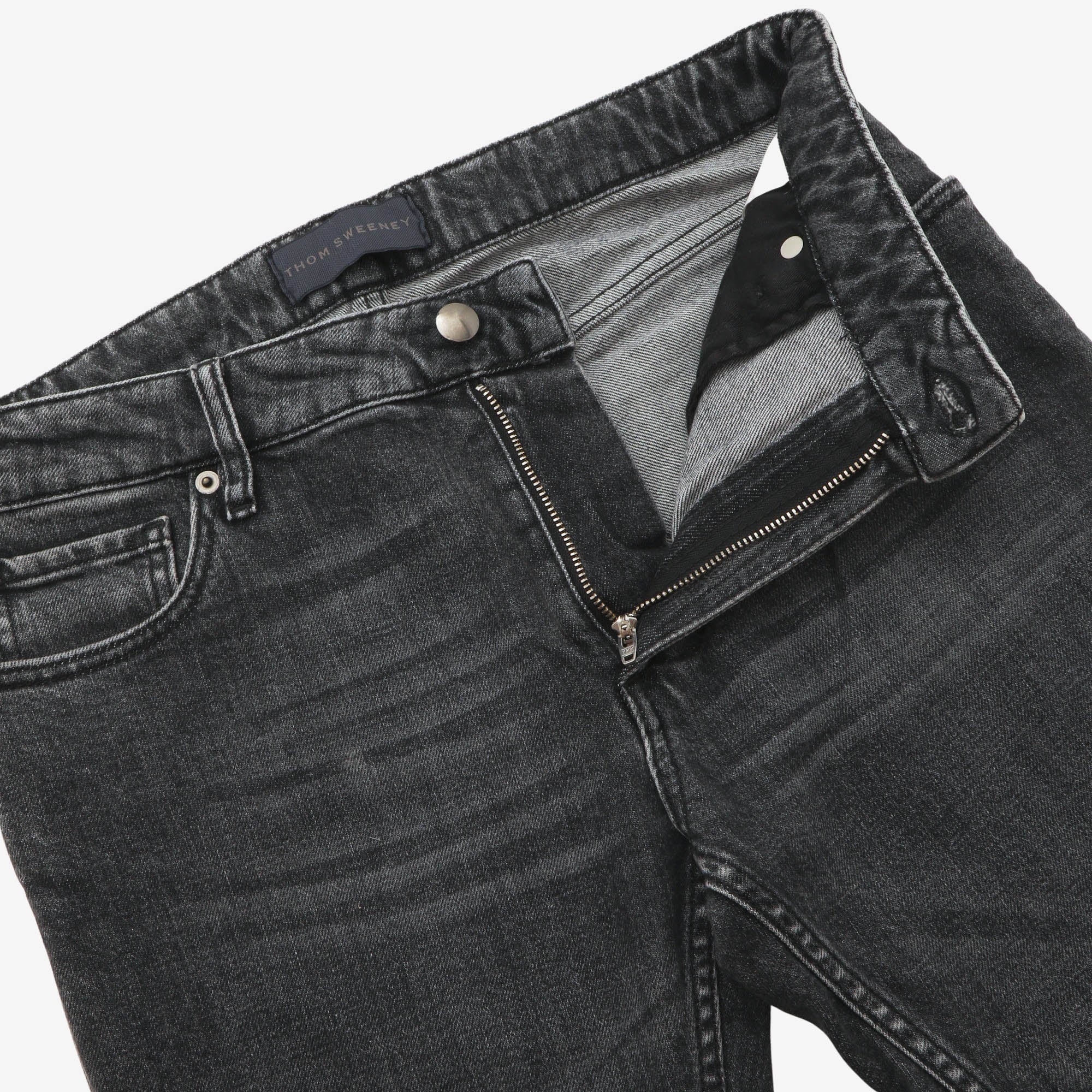 Slim 5 Pocket Denim Jeans - Image 3