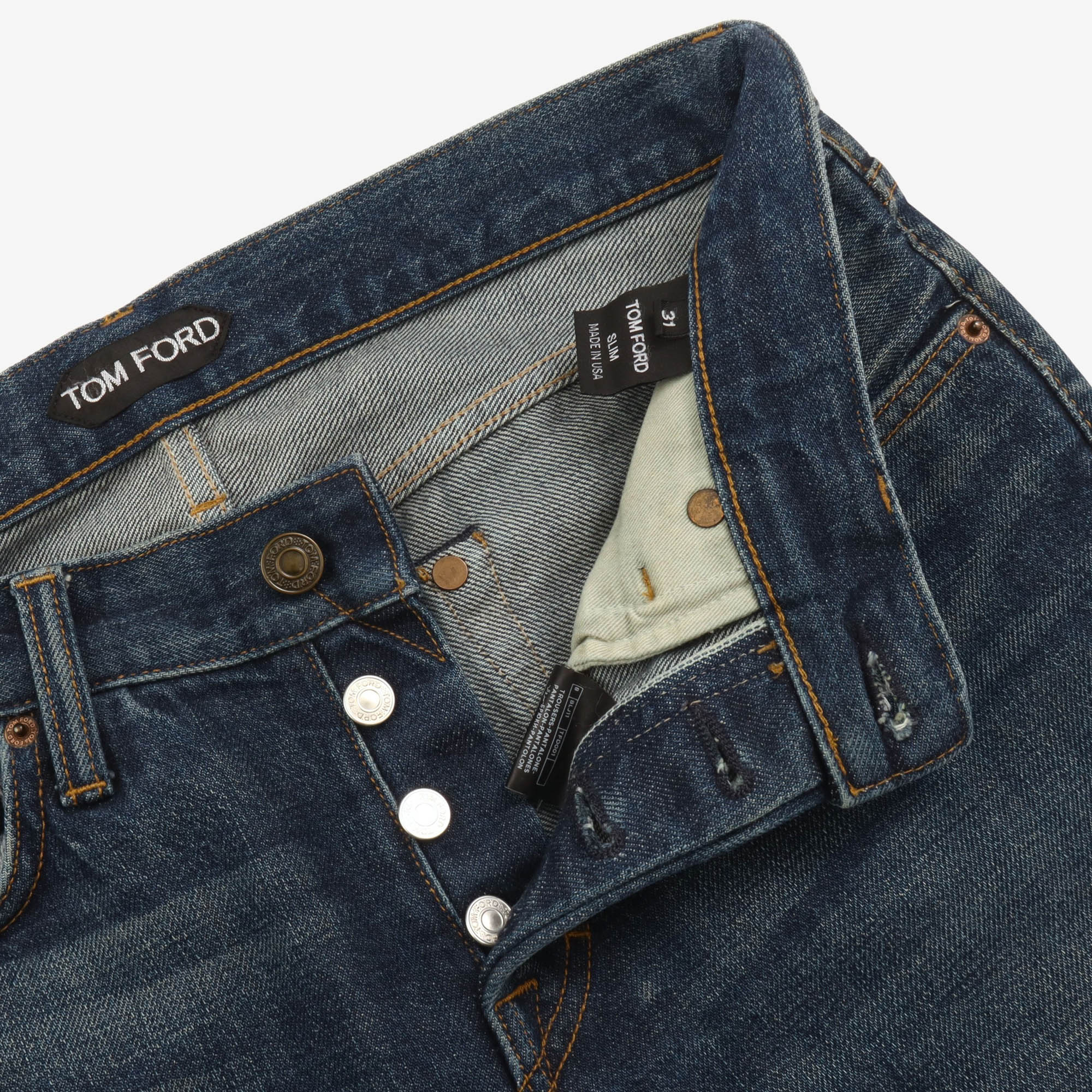 Slim Fit Selvedge Denim (31W X 34L) - Image 3