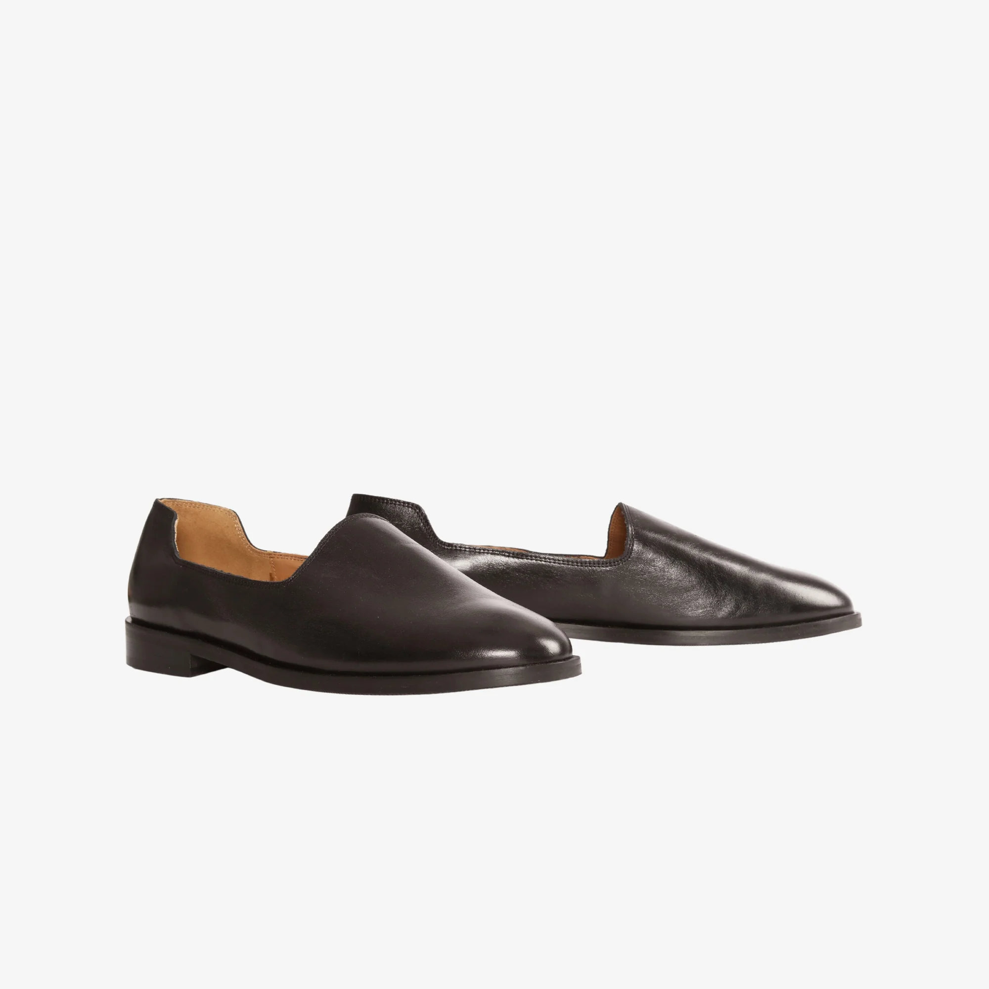 Slim Leather Slippers - Image 2