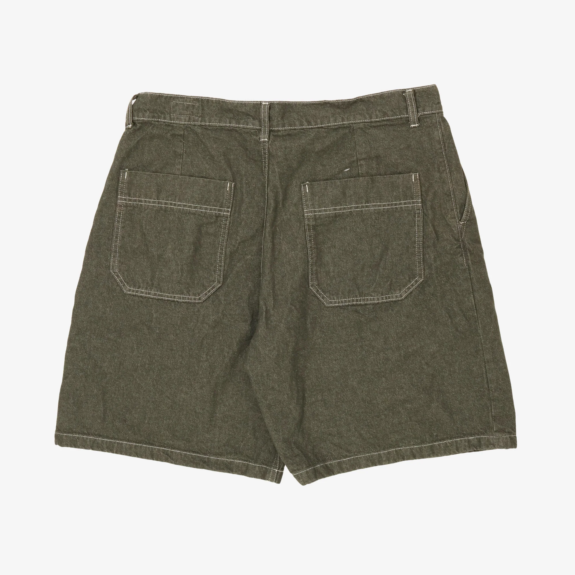 Stone Washed Denim Shorts (36W) - Image 2