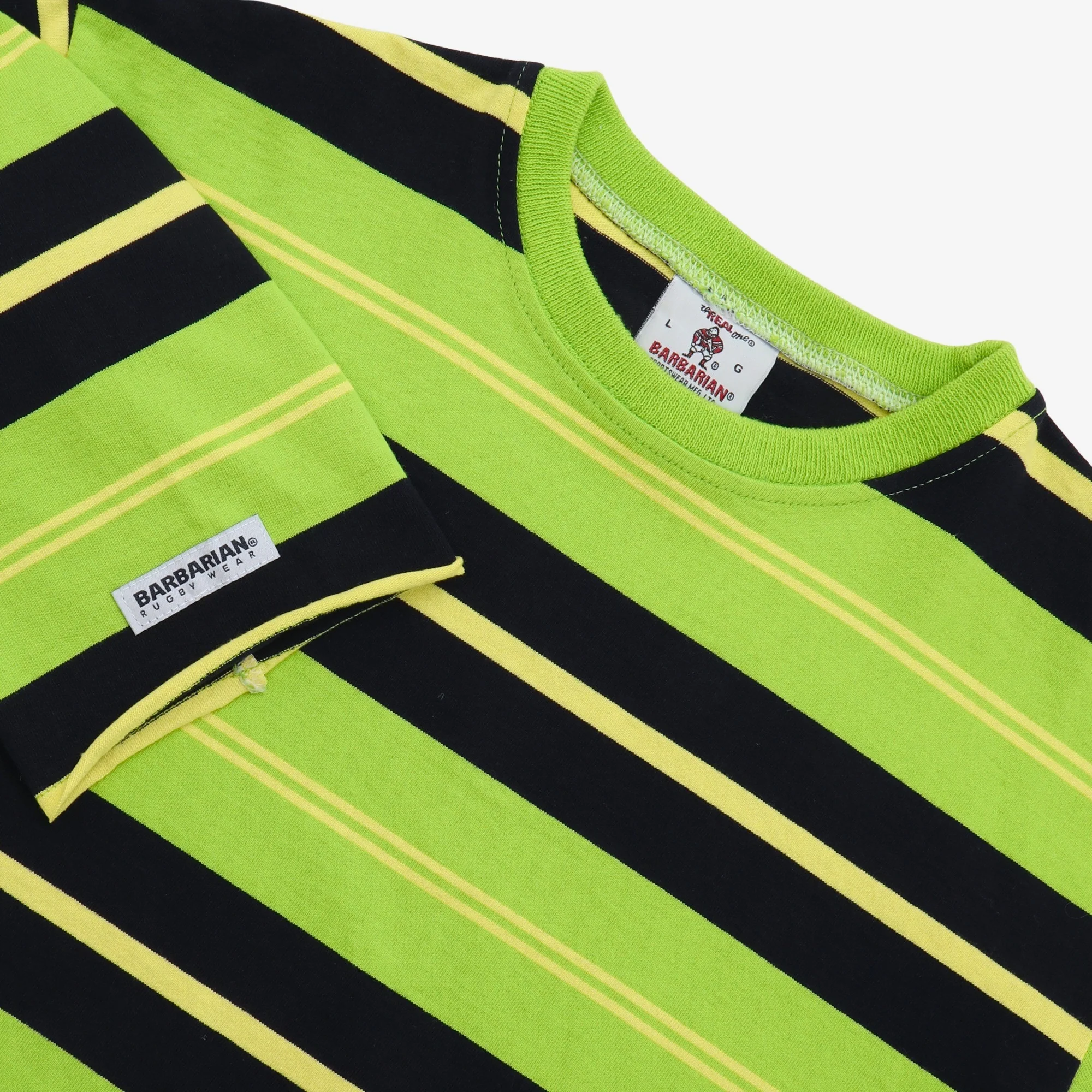 Striped 3/4 Sleeve Tee - Image 3