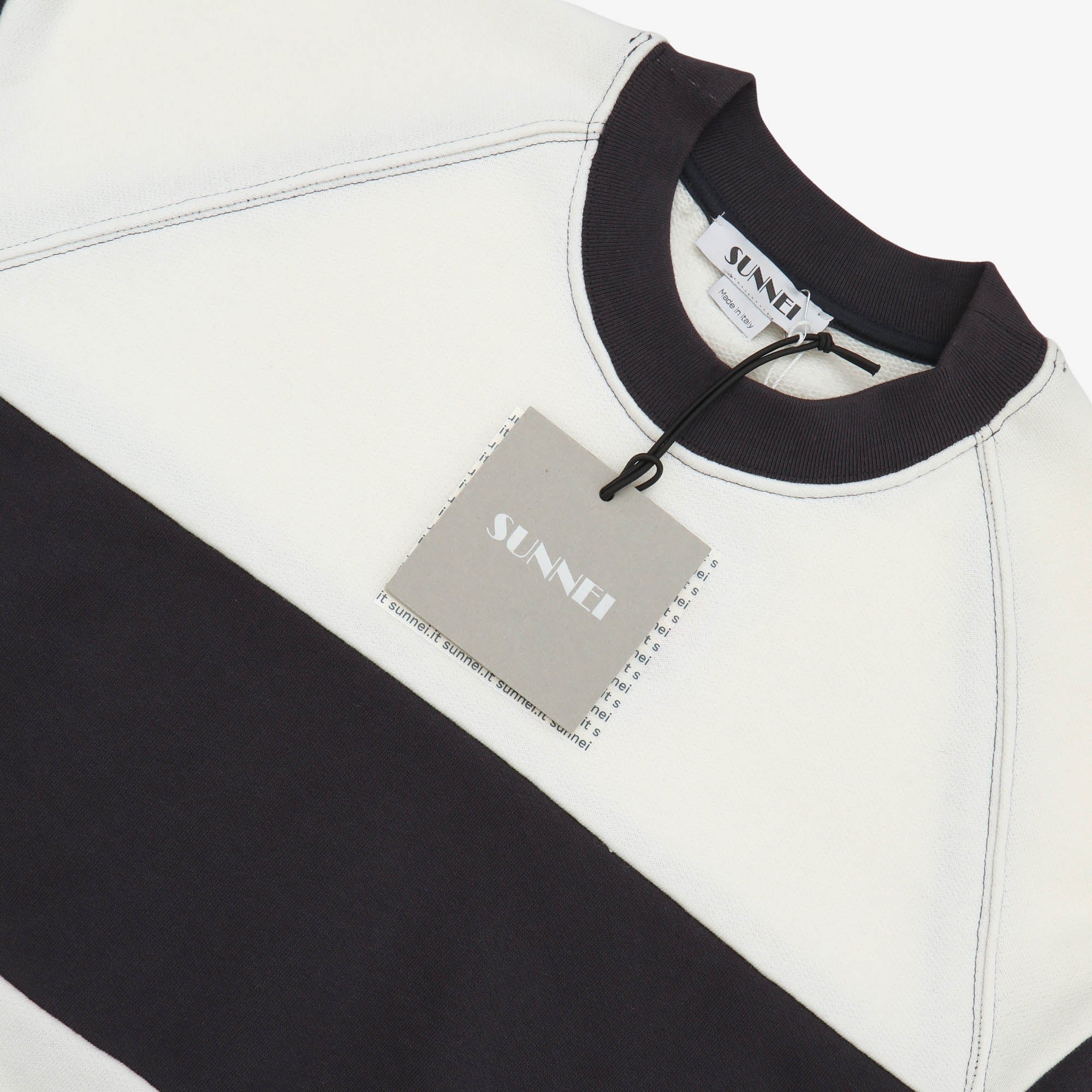 Striped Crewneck Sweatshirt - Image 3