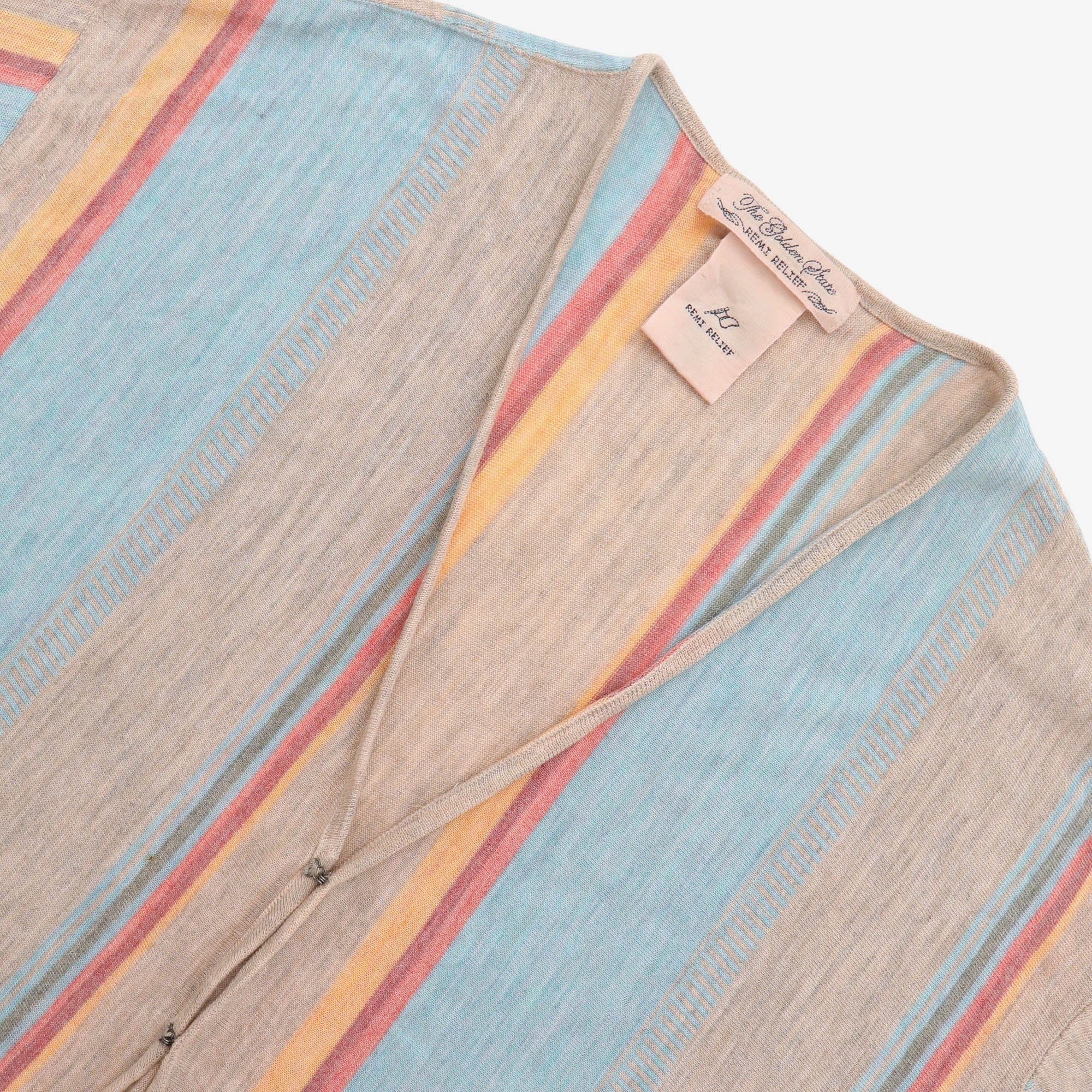 Striped Linen Cardigan - Image 3
