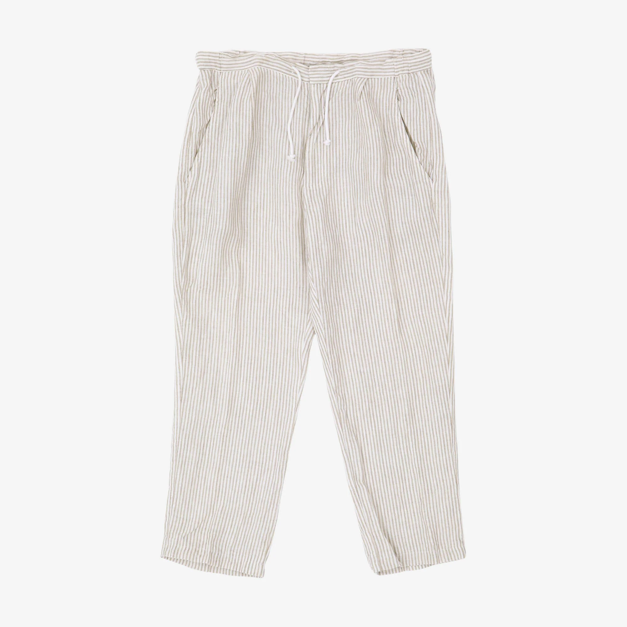 Striped Linen Trousers (34W X 25.5L)