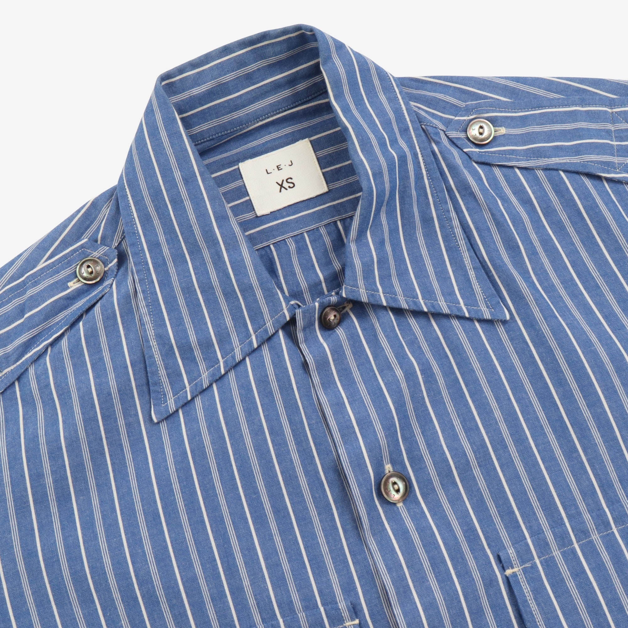 Striped Officer Shirt - Image 3