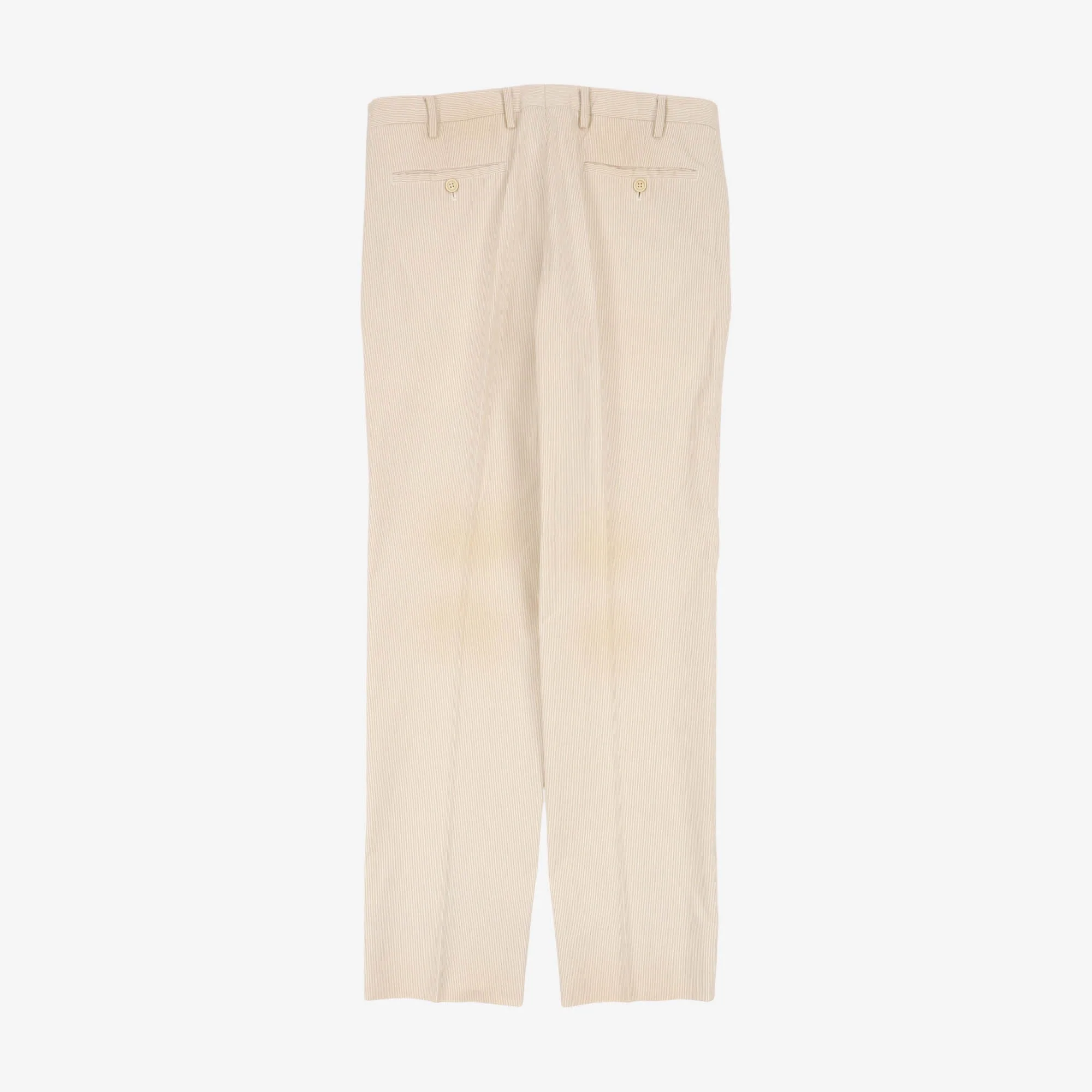 Striped Pleated Pants (32W X 31L) - Image 2