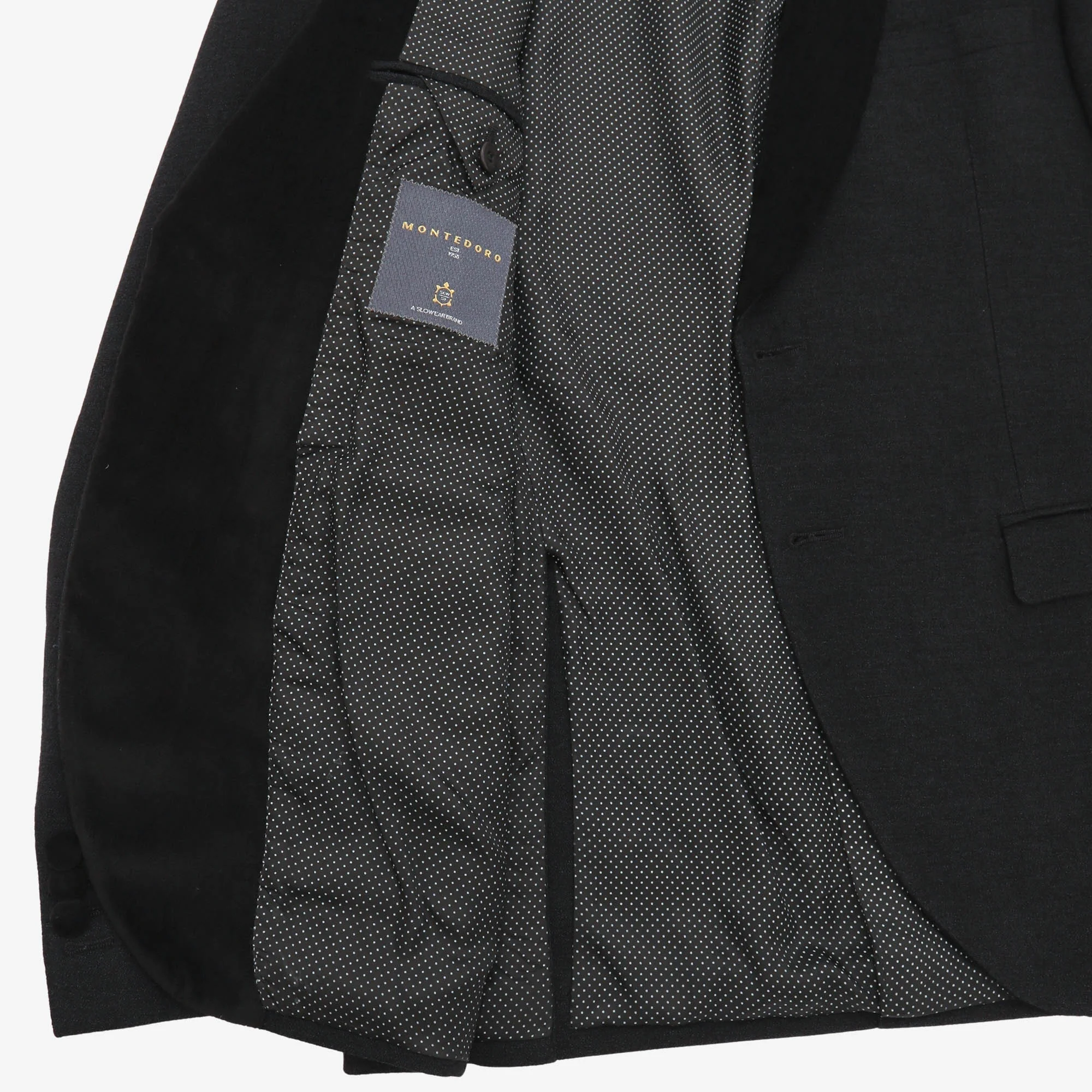 Textured Wool Smoking Jacket - Image 5